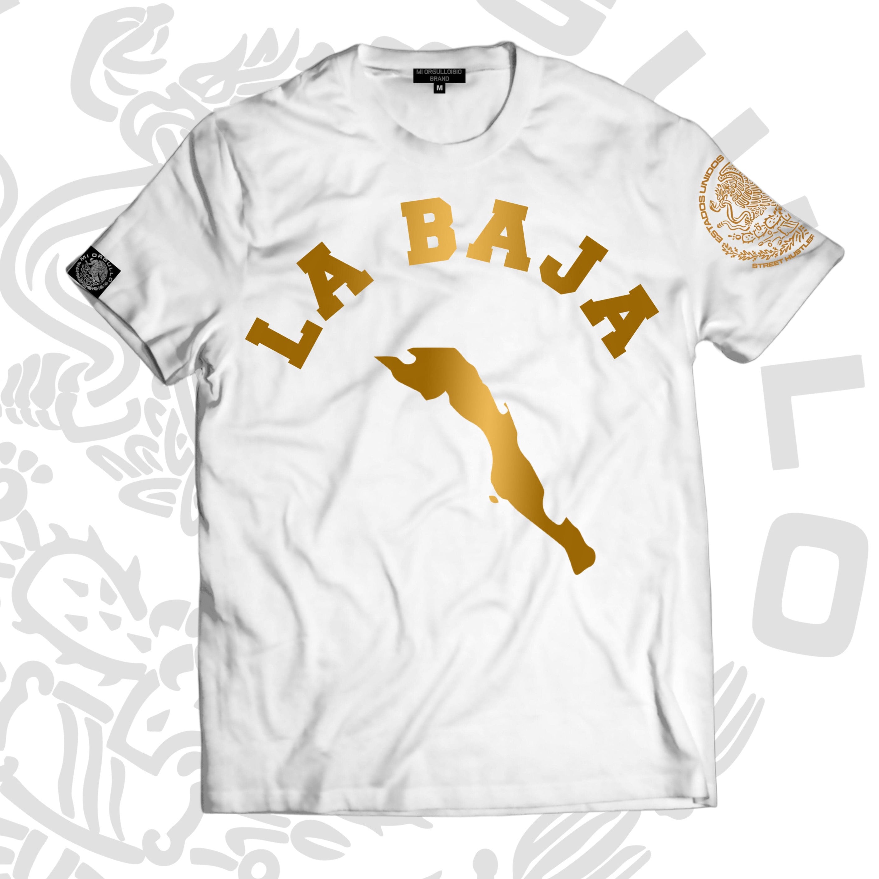 La Baja White T-Shirt 2XL, image size:2827x2827