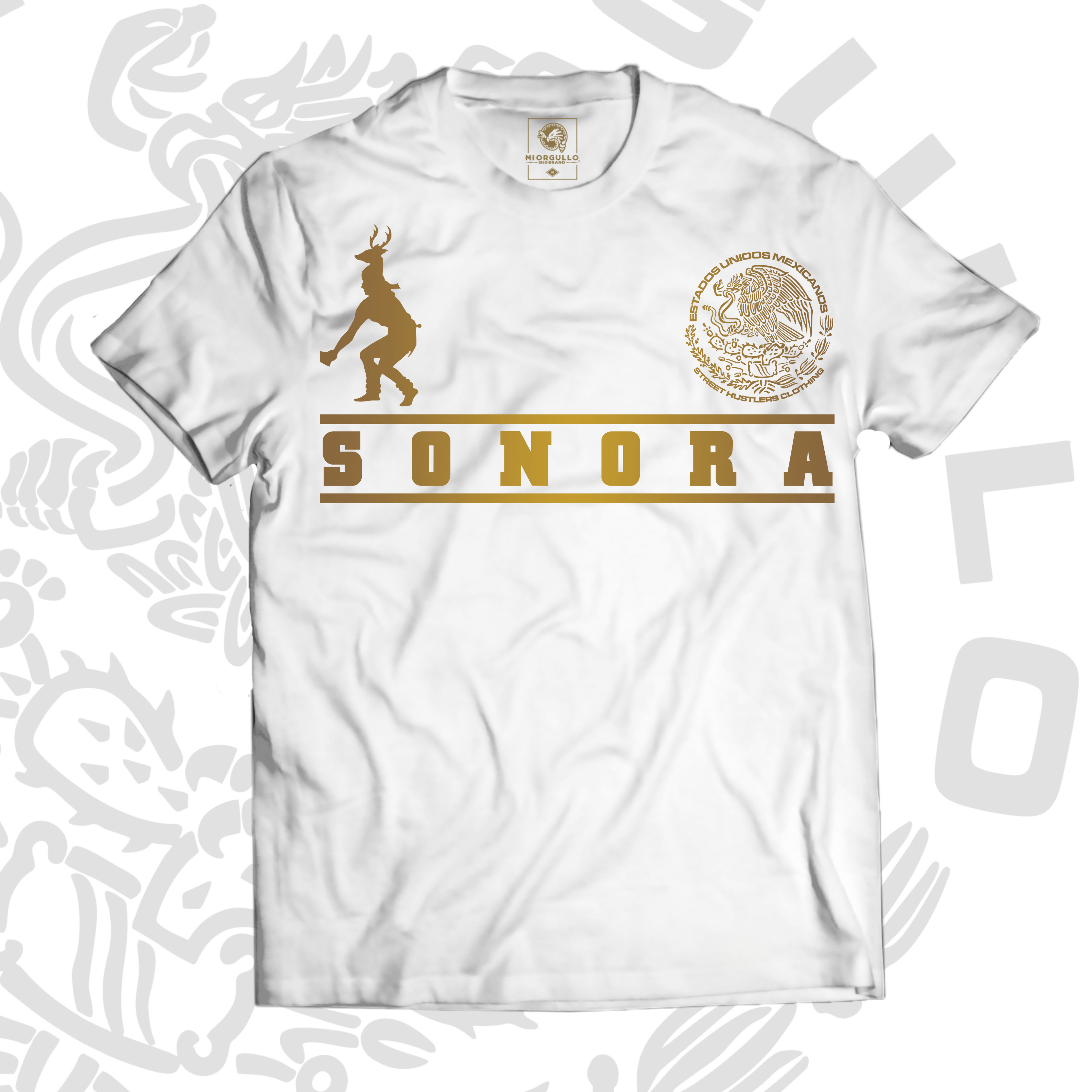 SONORA CLASSIC WHITE T-SHIRT – MI ORGULLO BRAND