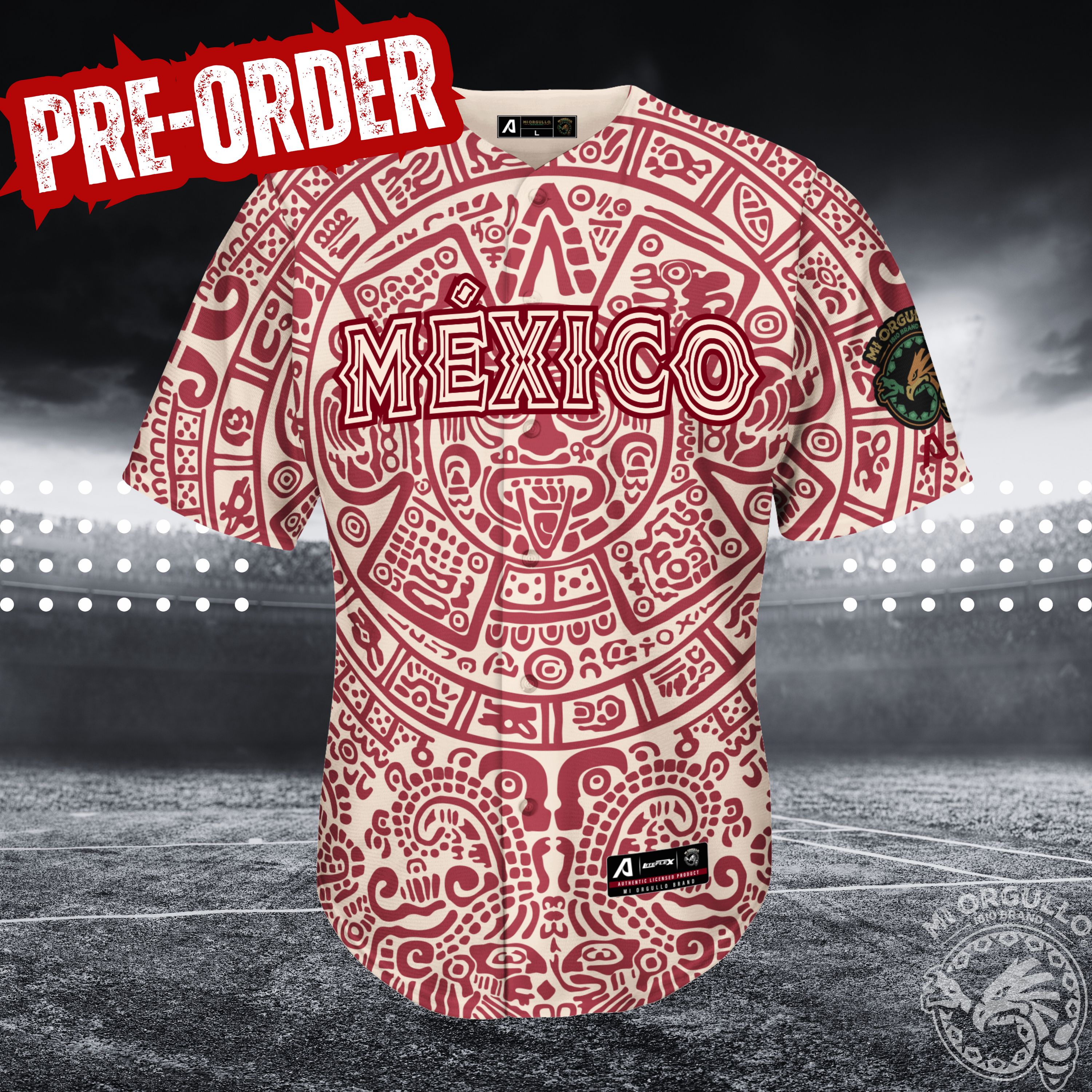 Pre-order: México Azteca Jersey – Estimated to begin shipping October 2025