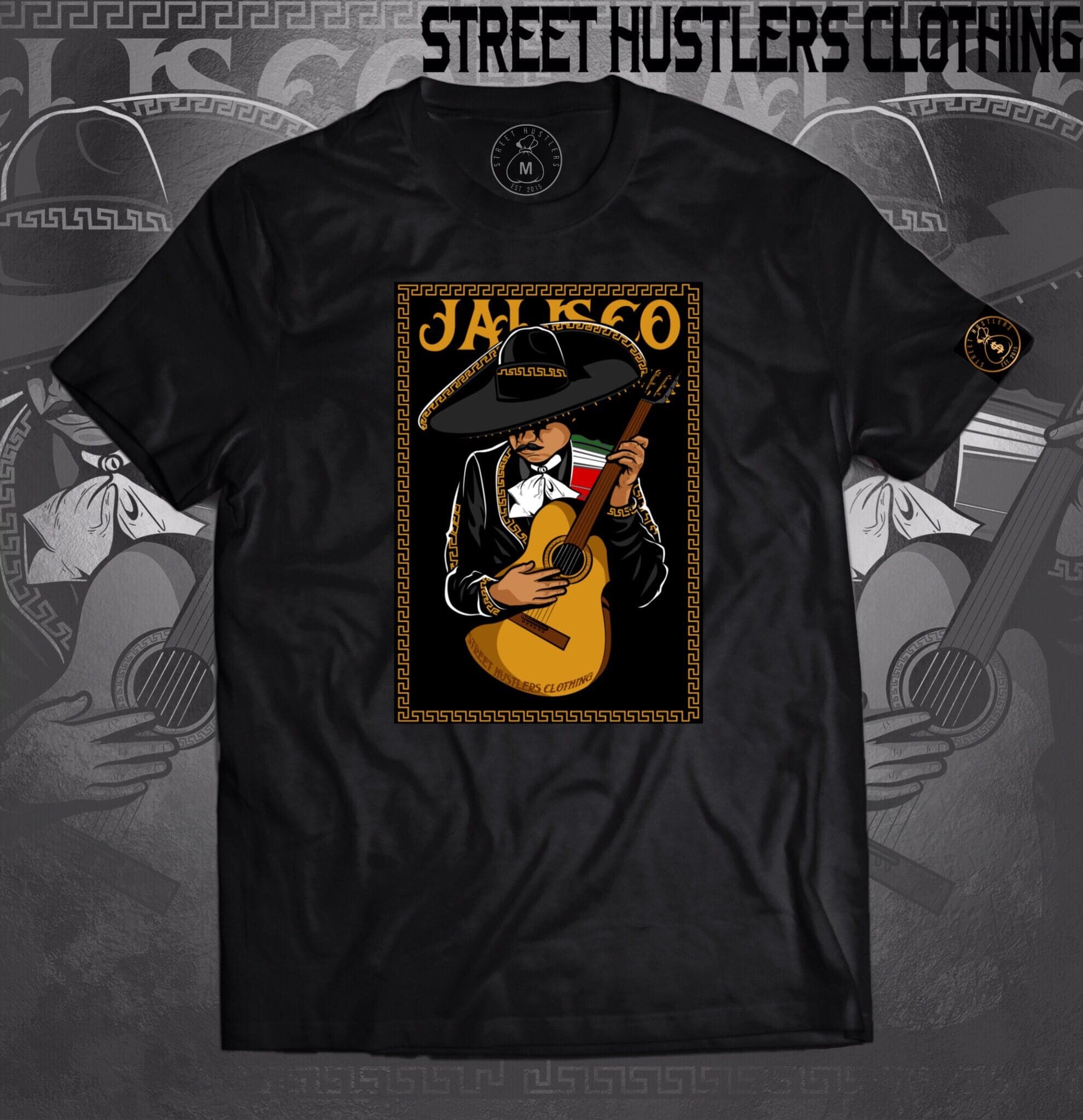 JALISCO BLACK T-SHIRT