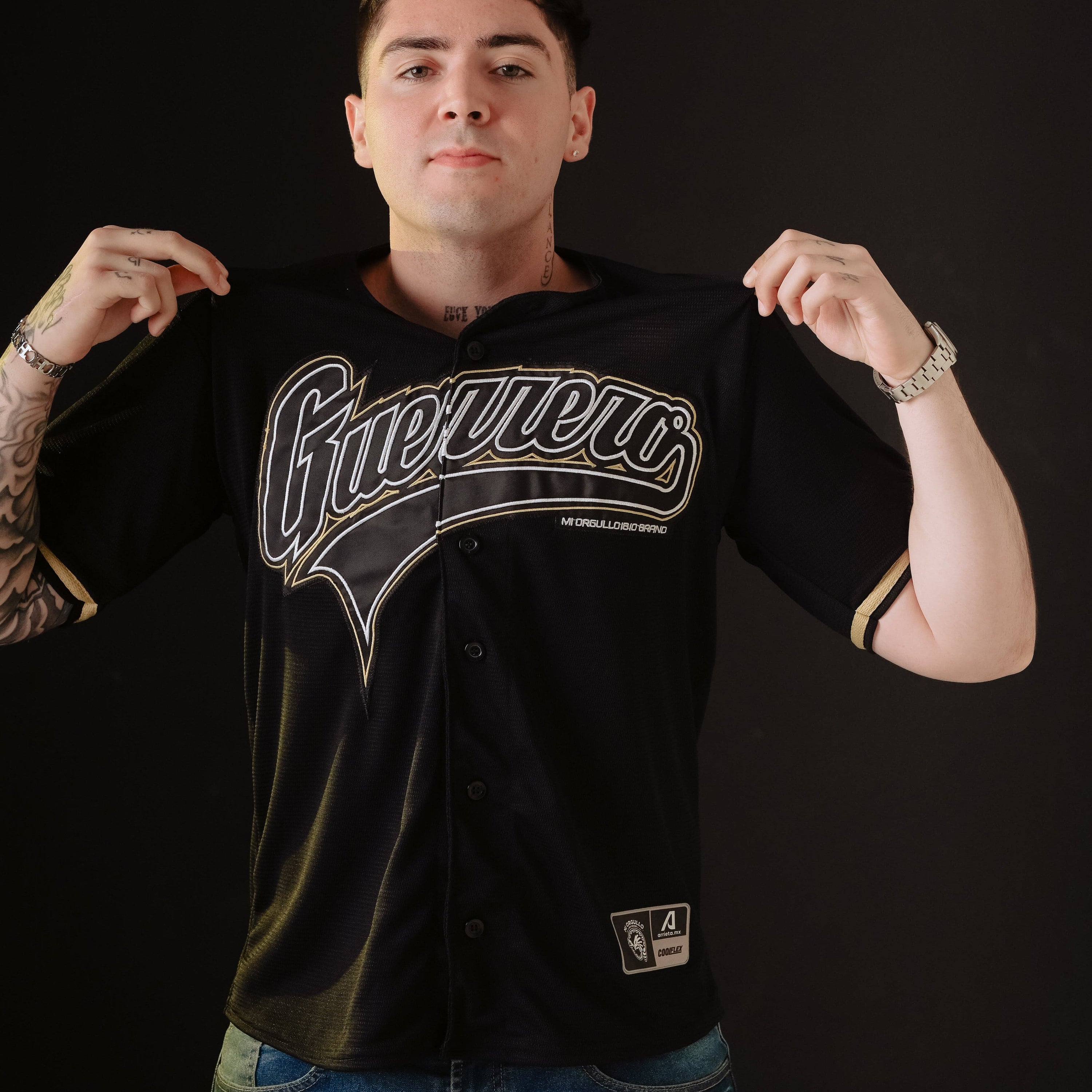 GUERRERO BLK/GOLD JERSEY