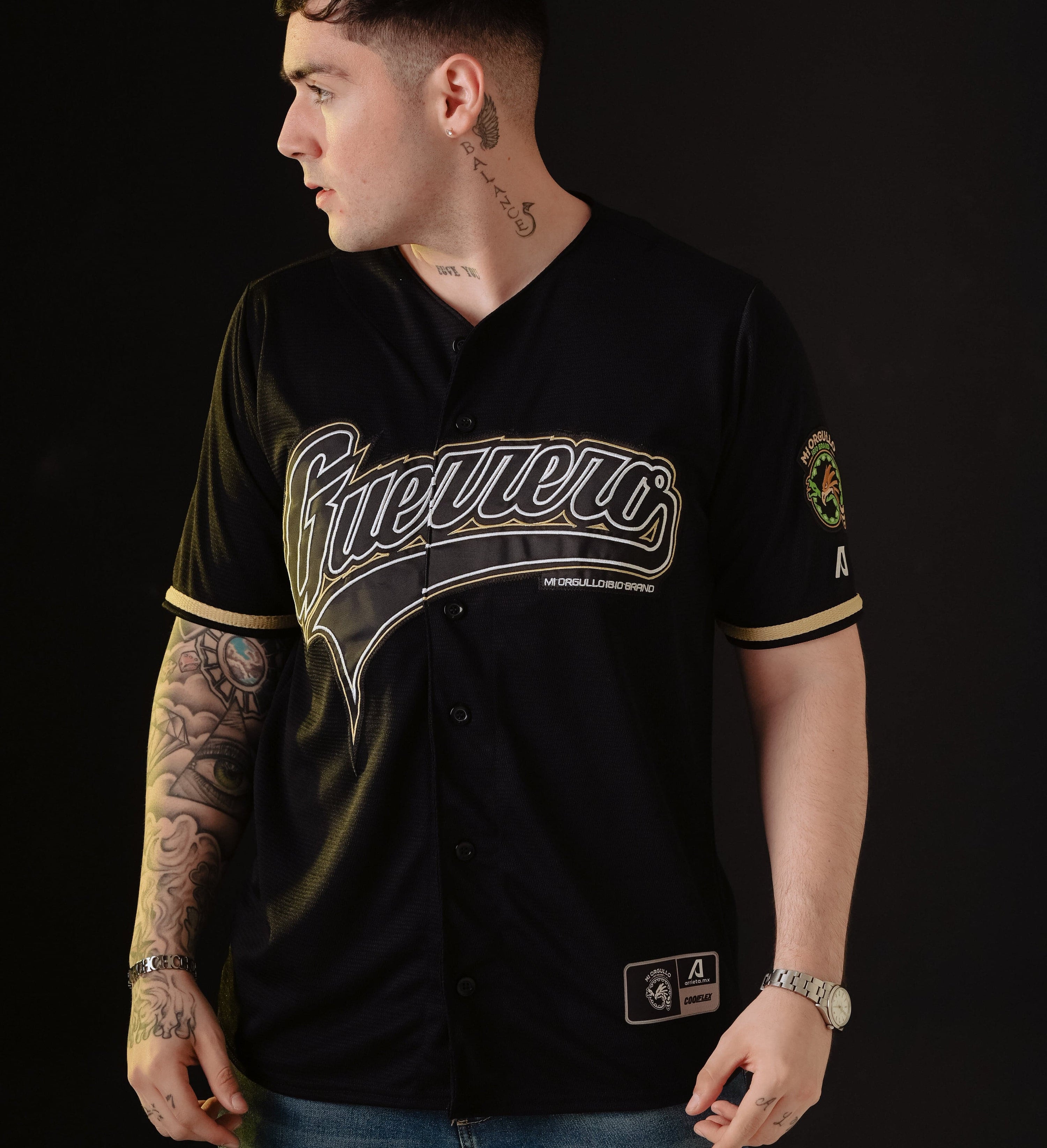 GUERRERO BLK/GOLD JERSEY