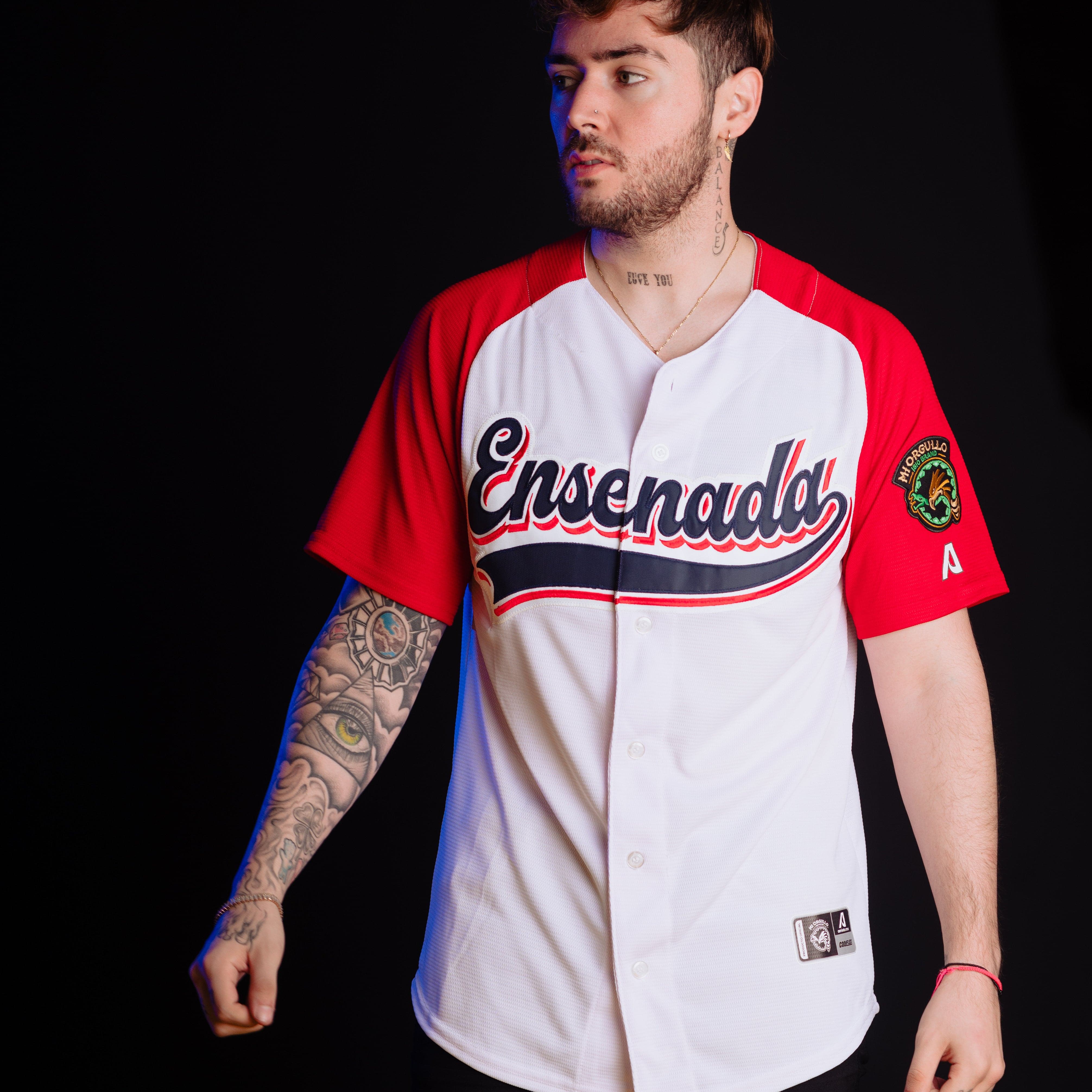 Mi ORGULLO1810 Brand Ensenada White/Red Jersey Small