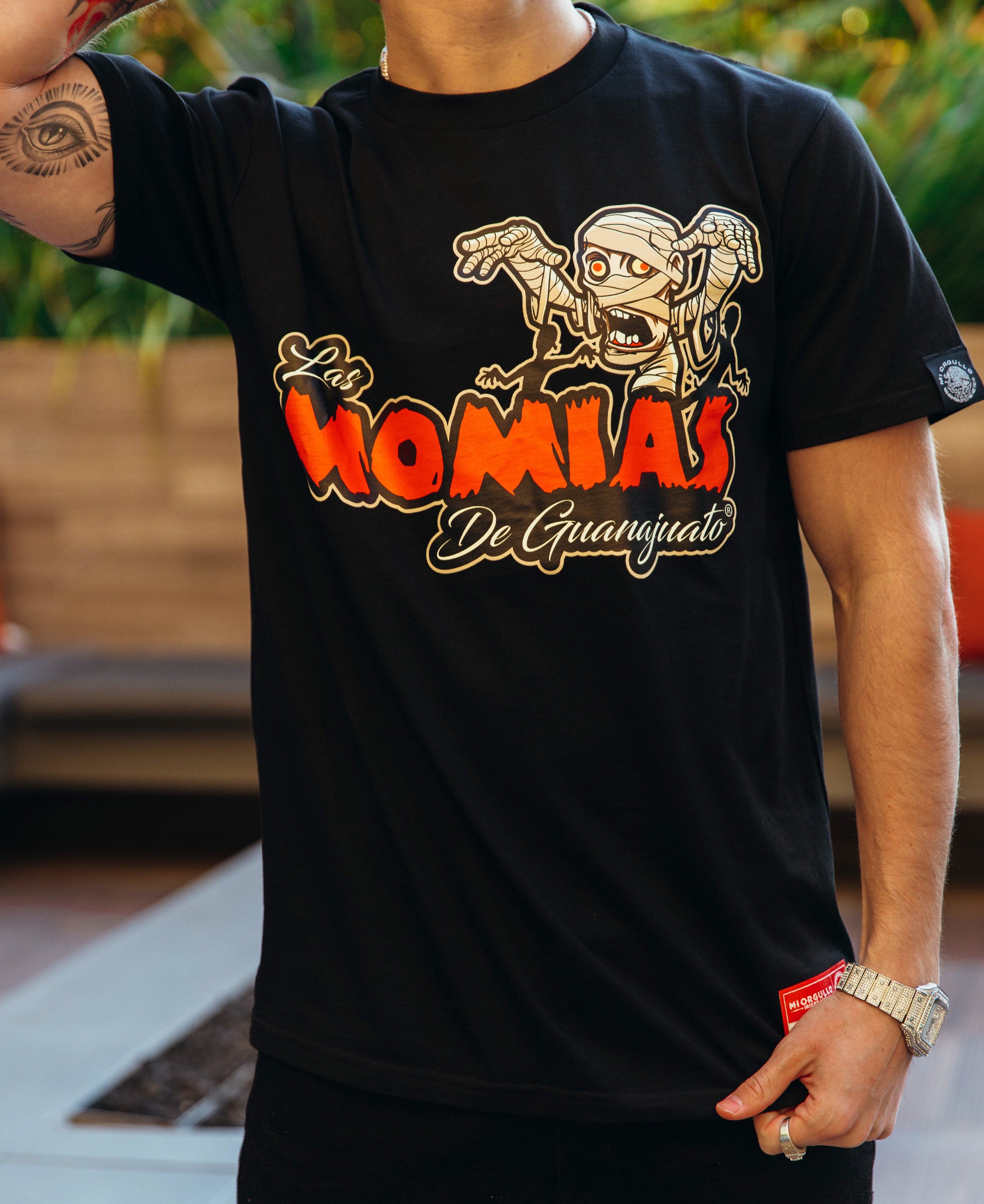 CAMISETA LAS MOMIAS DE GUANAJUATO NEGRO
