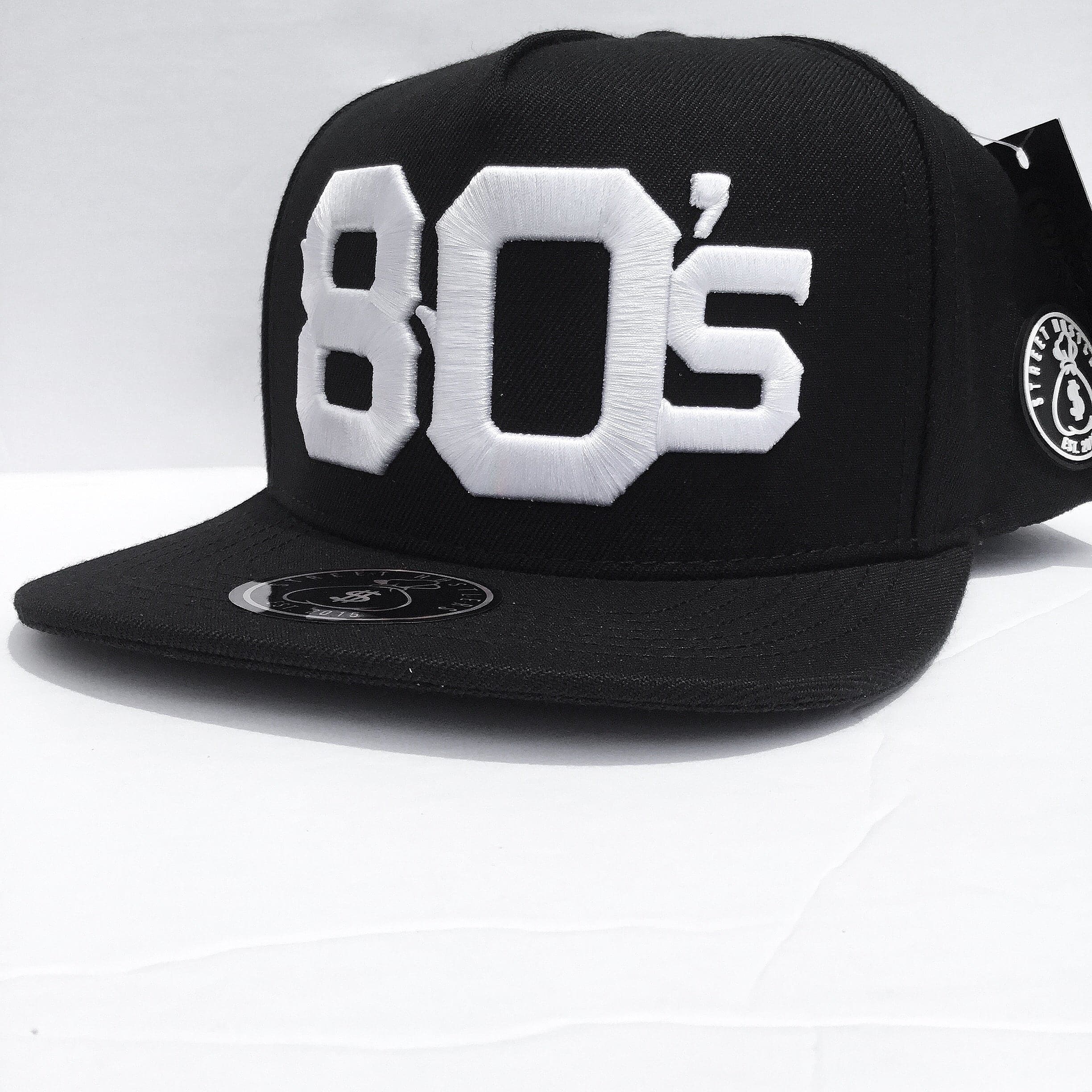 Gorra snapback de los años 80 (negra)