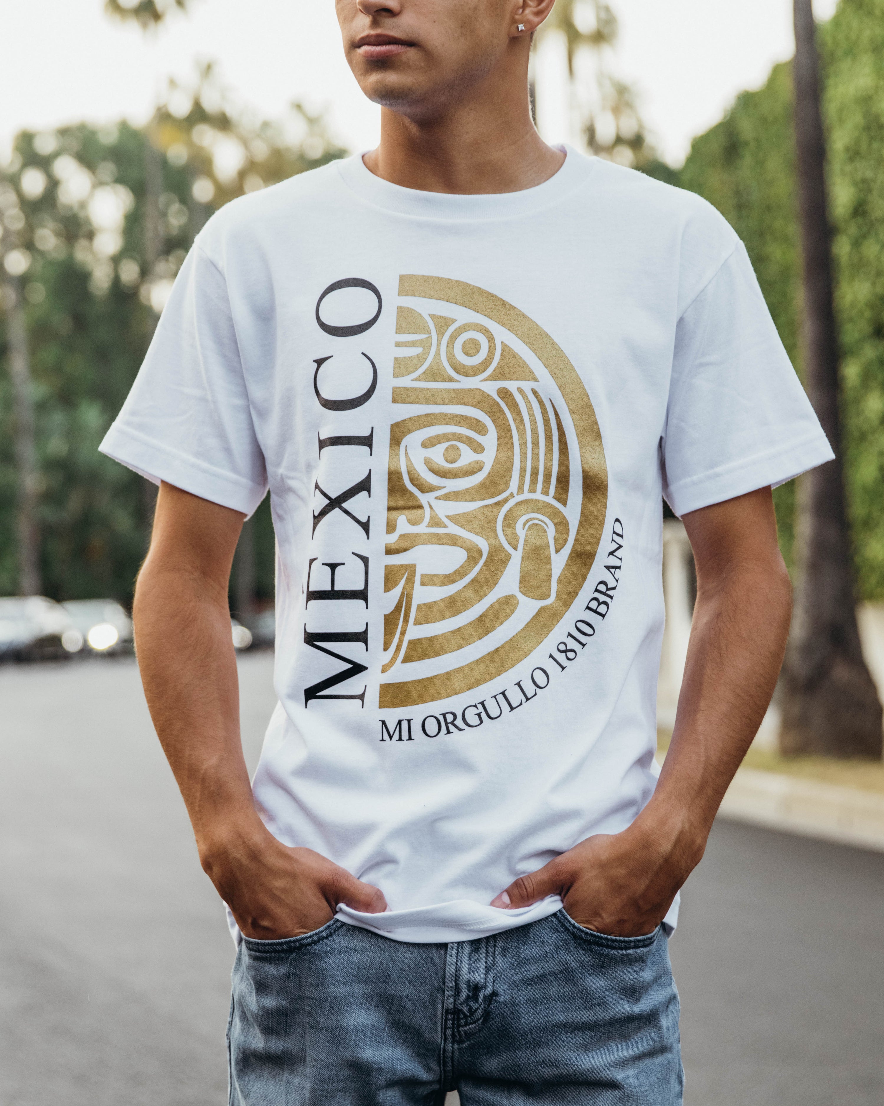CAMISETA MÉXICO MI CULTURA (BLANCO)