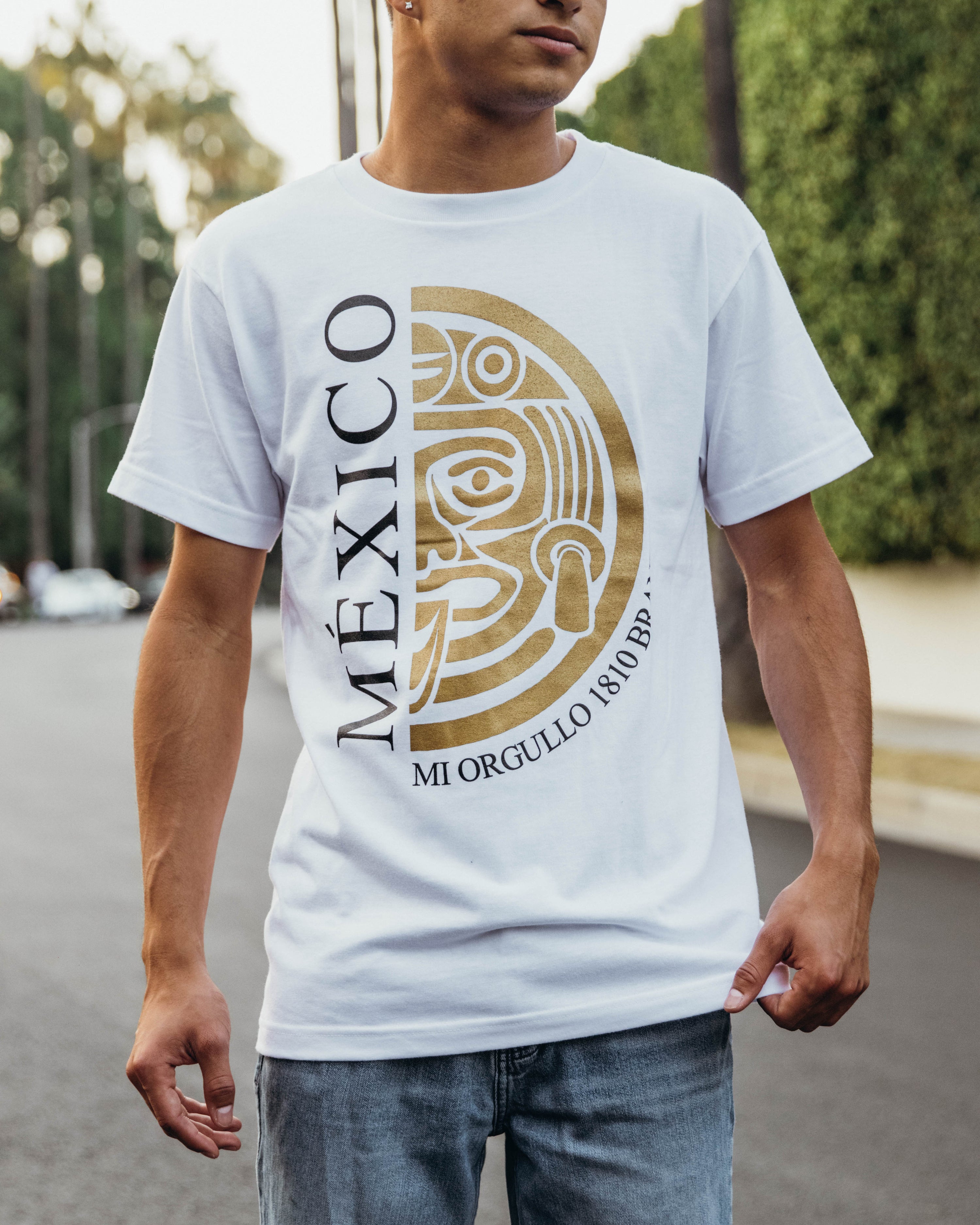 CAMISETA MÉXICO MI CULTURA (BLANCO)