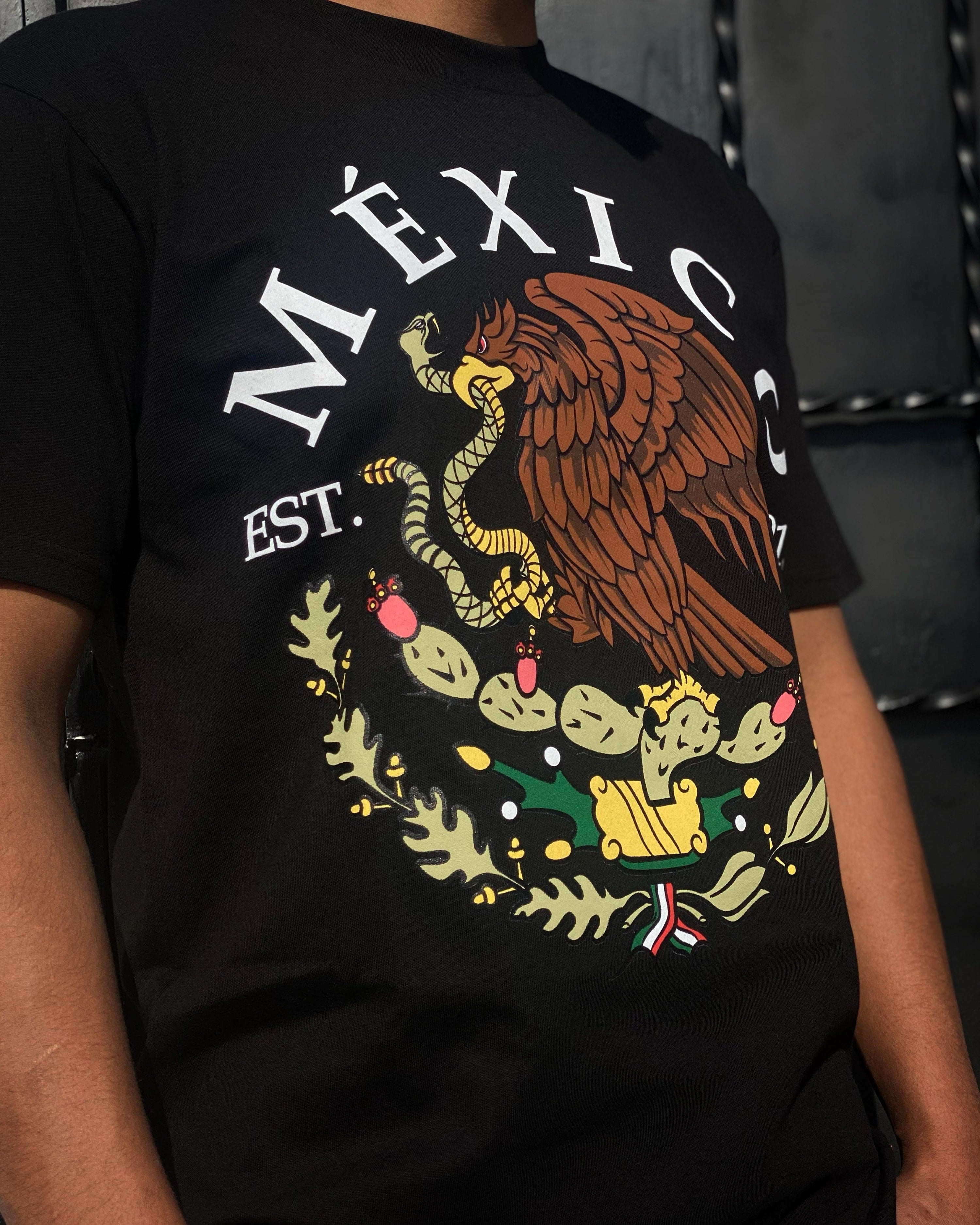CAMISETA NEGRA MIS COLORES