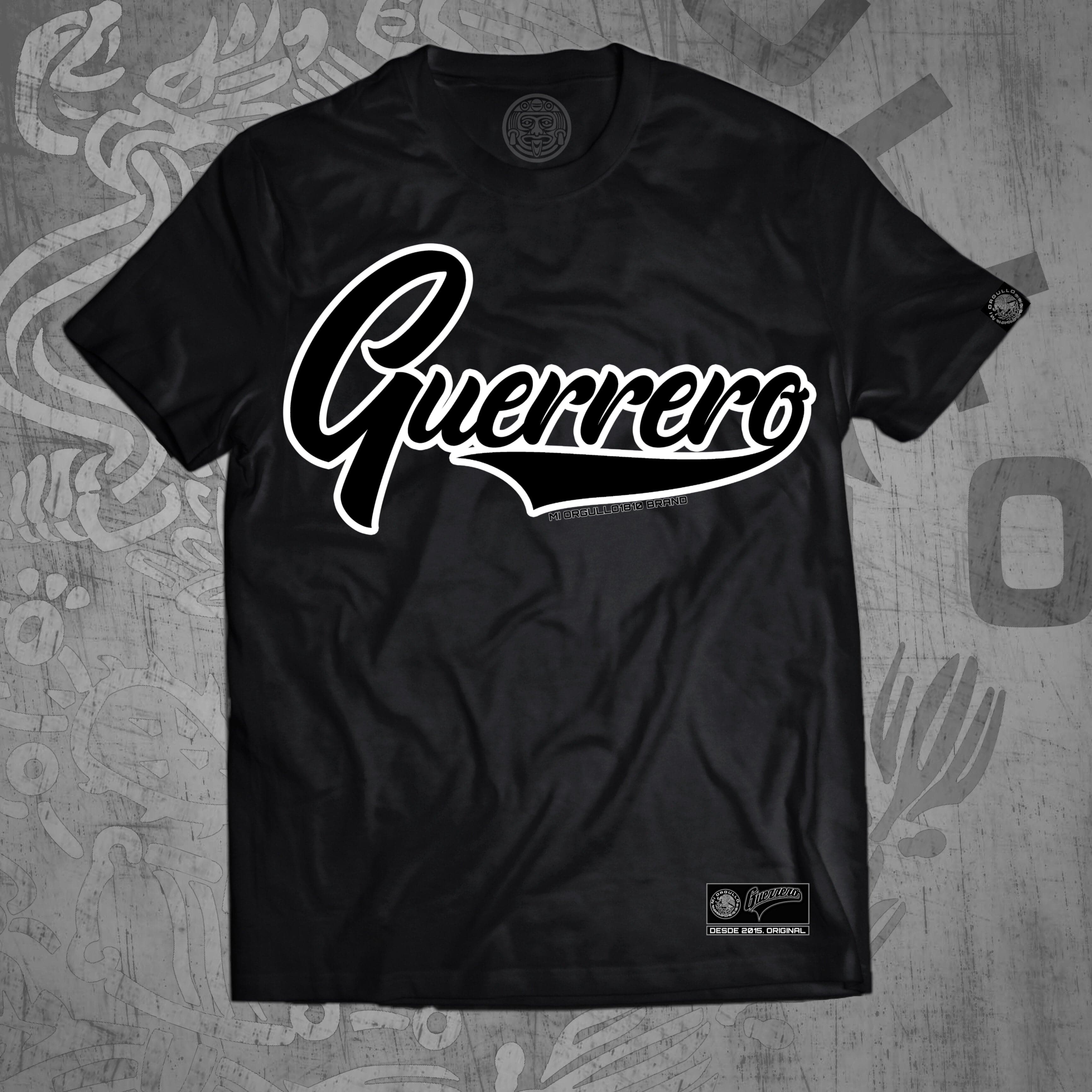 GUERRERO BLK/GOLD JERSEY – MI ORGULLO BRAND