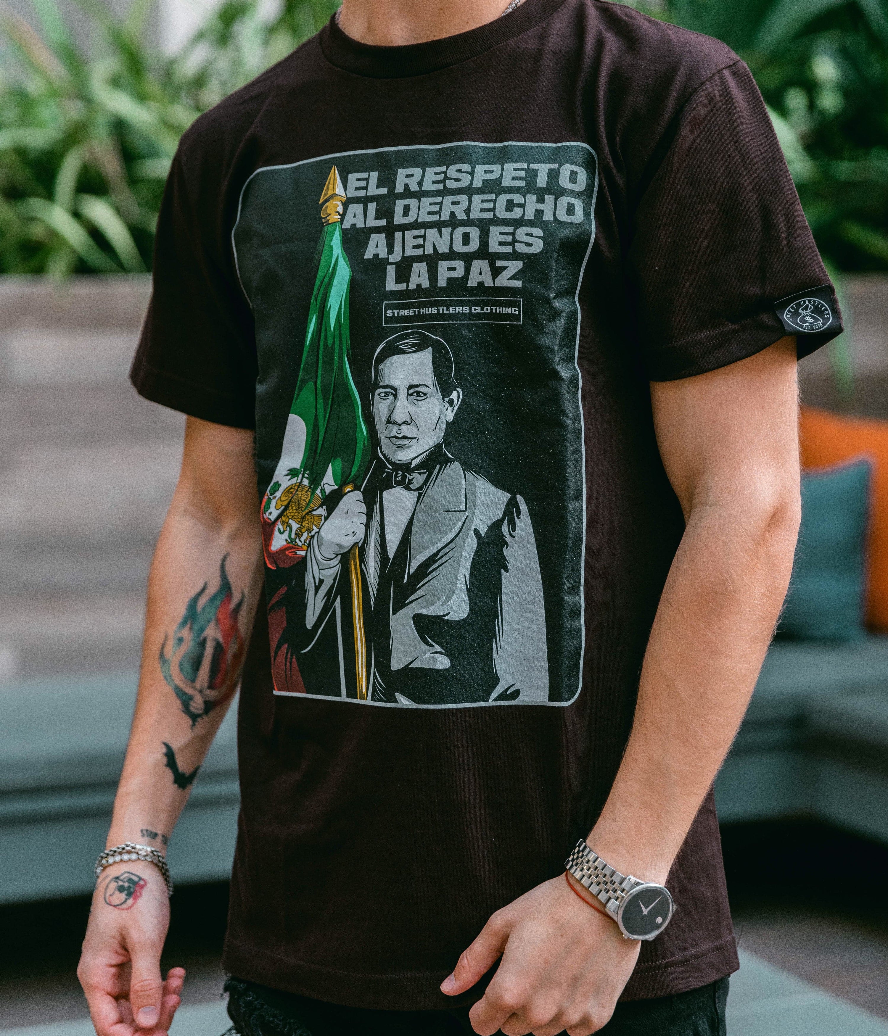 CAMISETA EL RESPETO AL DERECHO AJENO BLK