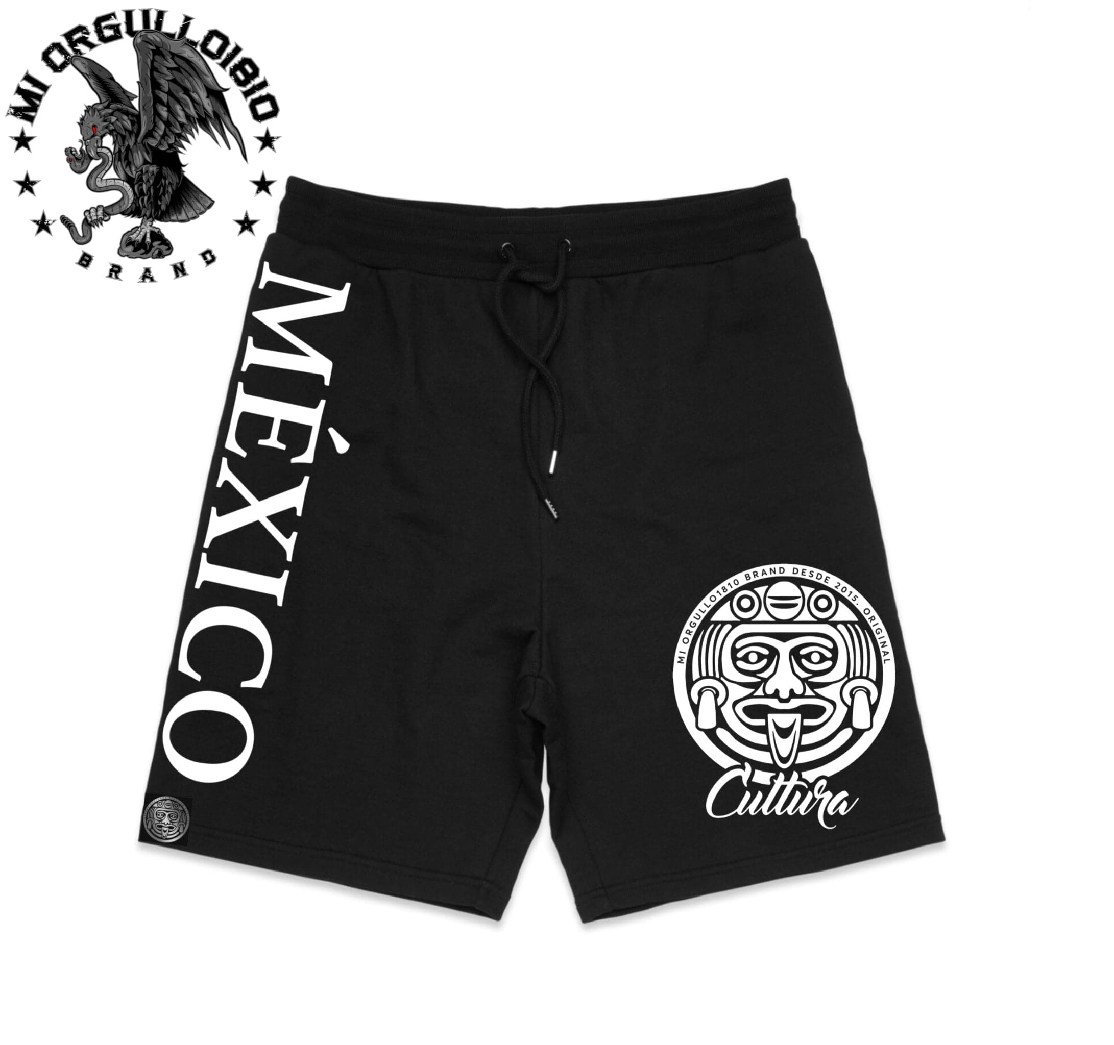 MÉXICO MI CULTURA / SHORTS (NEGRO)