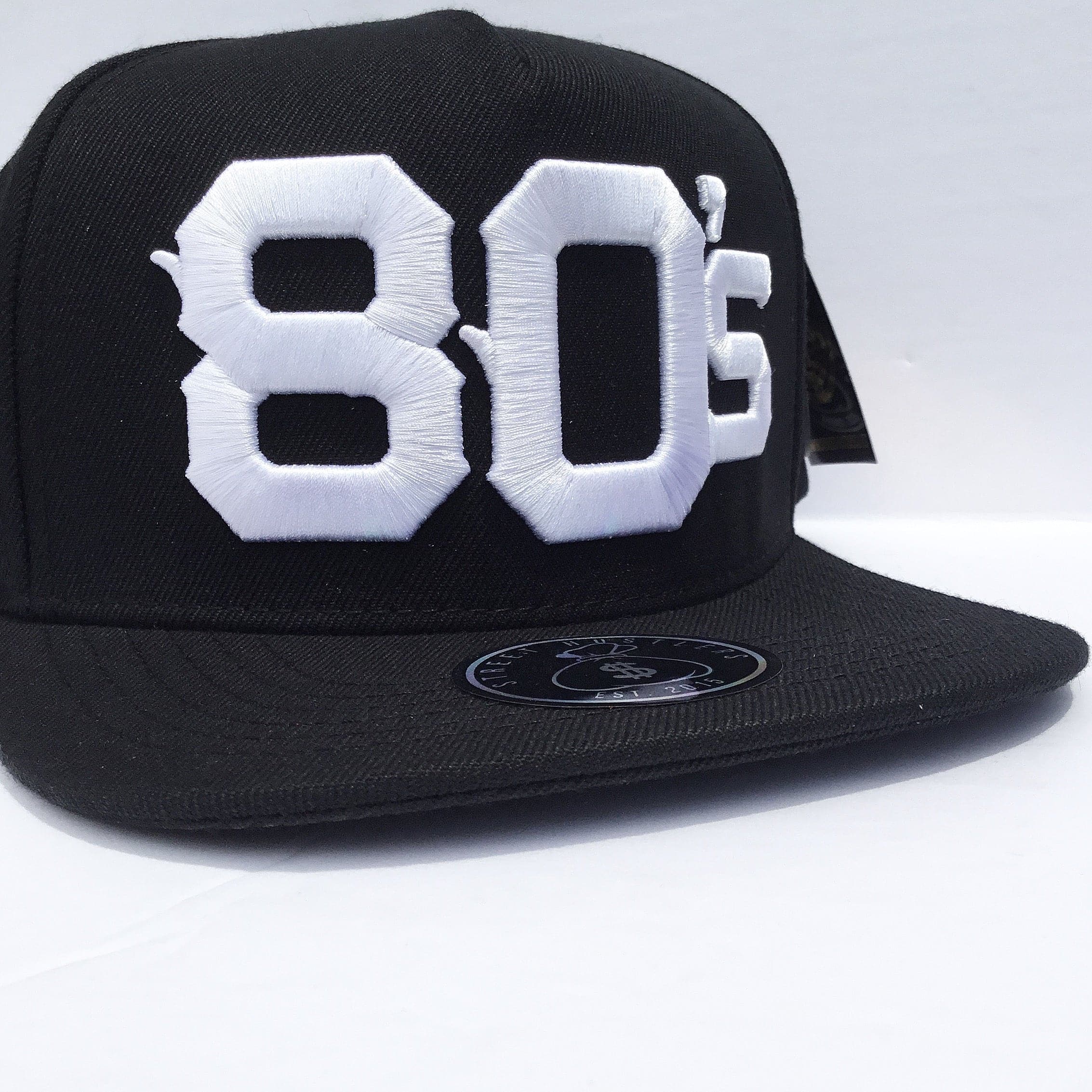 Gorra snapback de los años 80 (negra)