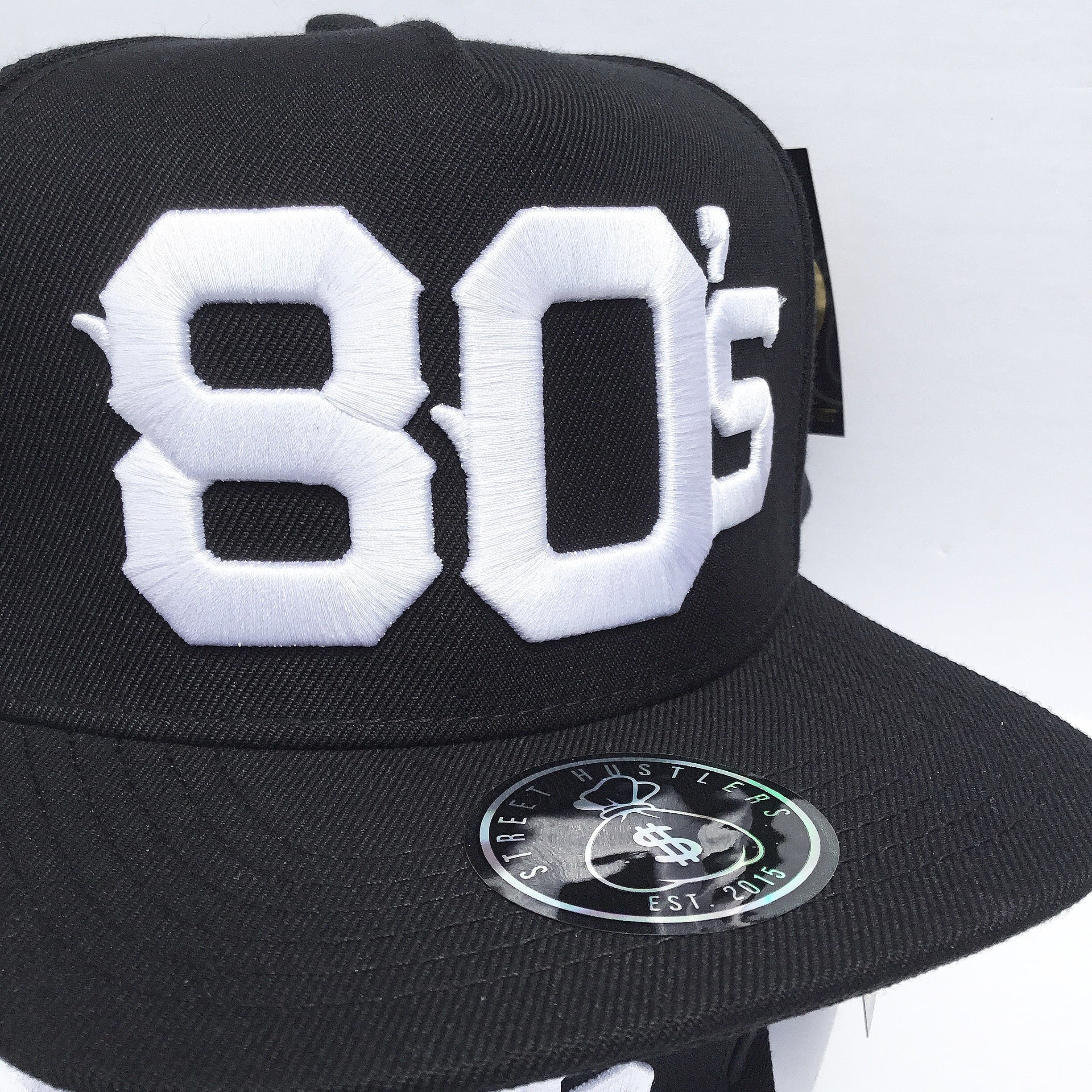 Gorra snapback de los años 80 (negra)