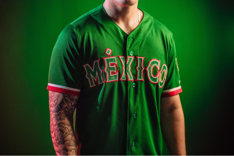 Mexico baseball jersey.