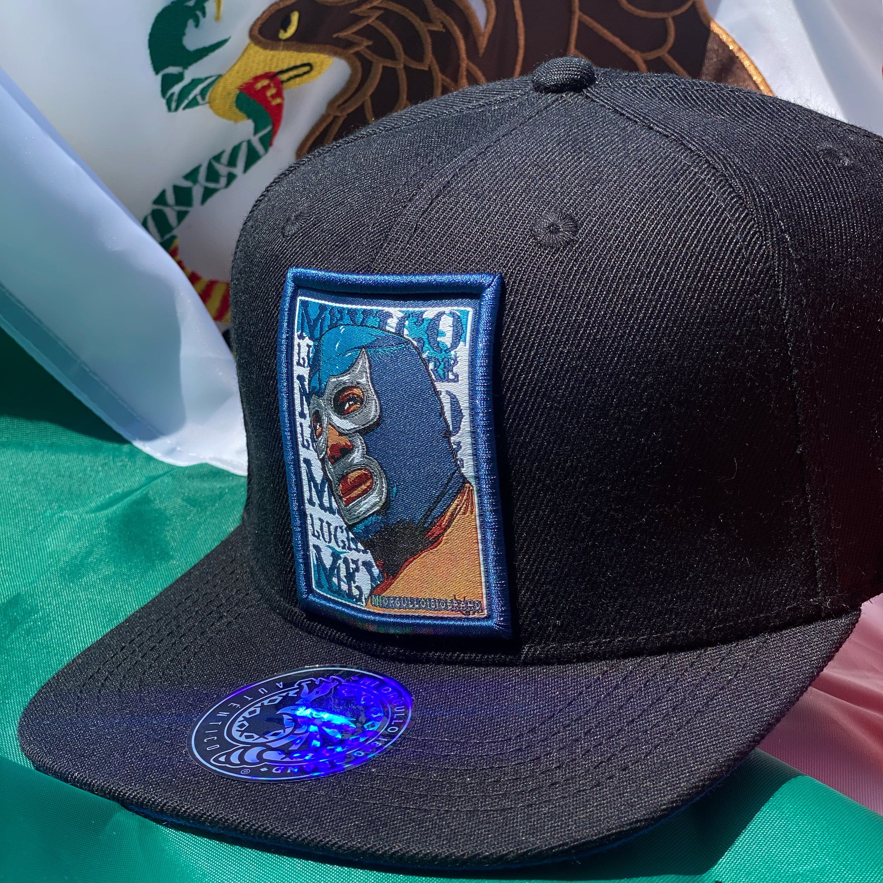 BLUE DEMON SNAPBACK (BLACK / BLUE)