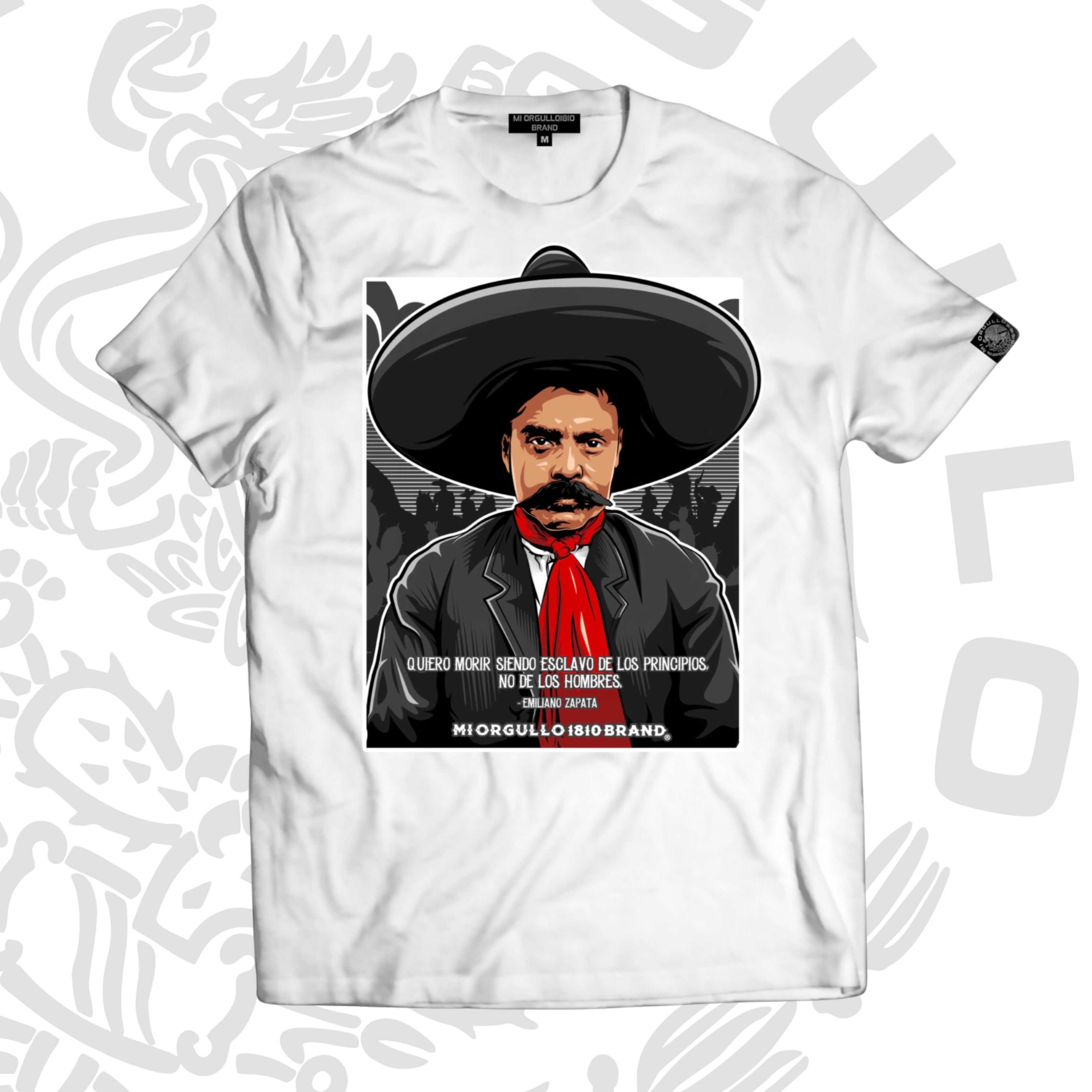 EL GENERAL ZAPATA WHITE T-SHIRT