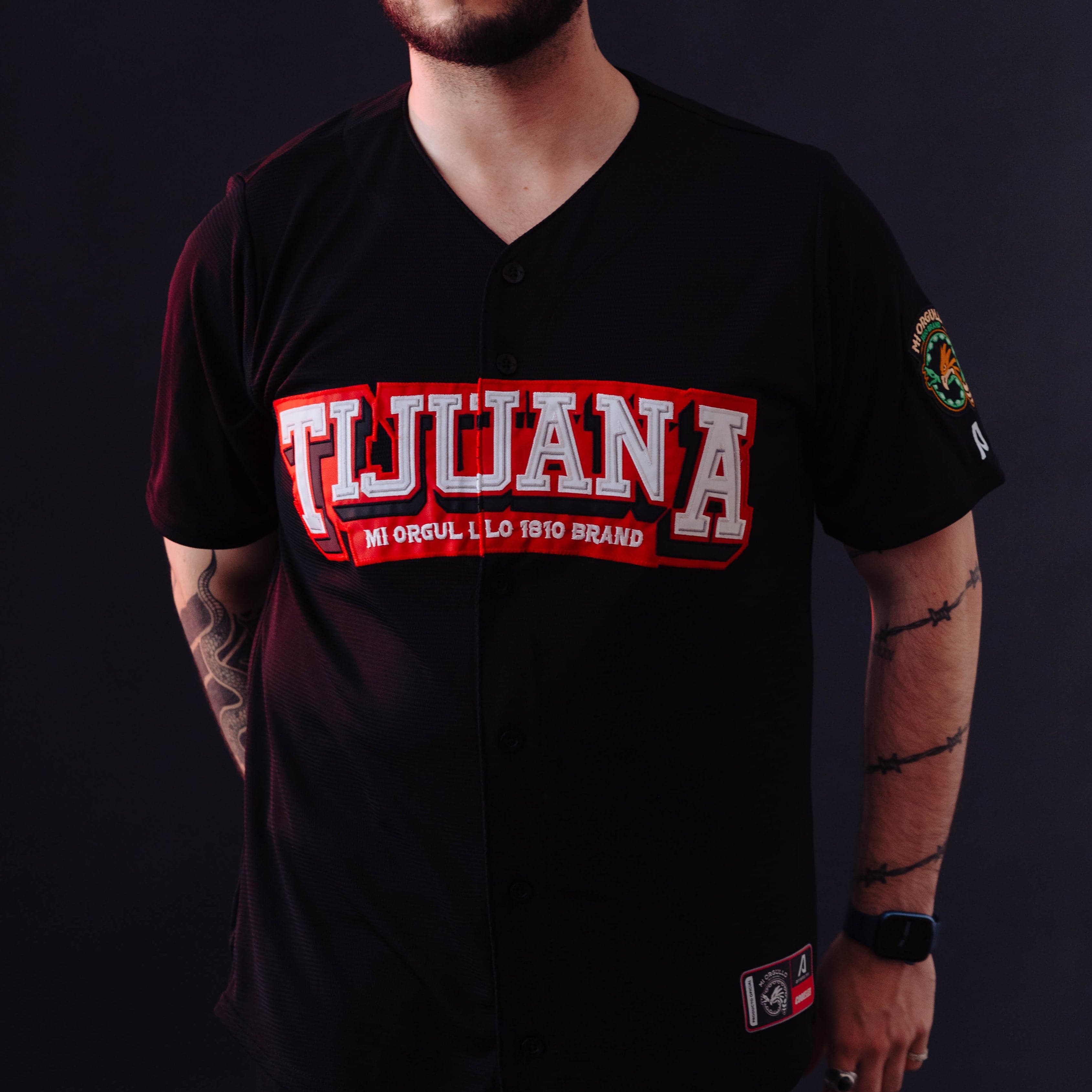 TIJUNA BLACK / RED  JERSEY