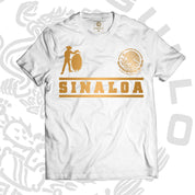 SINALOA LA TAMBORA WHITE T-SHIRT