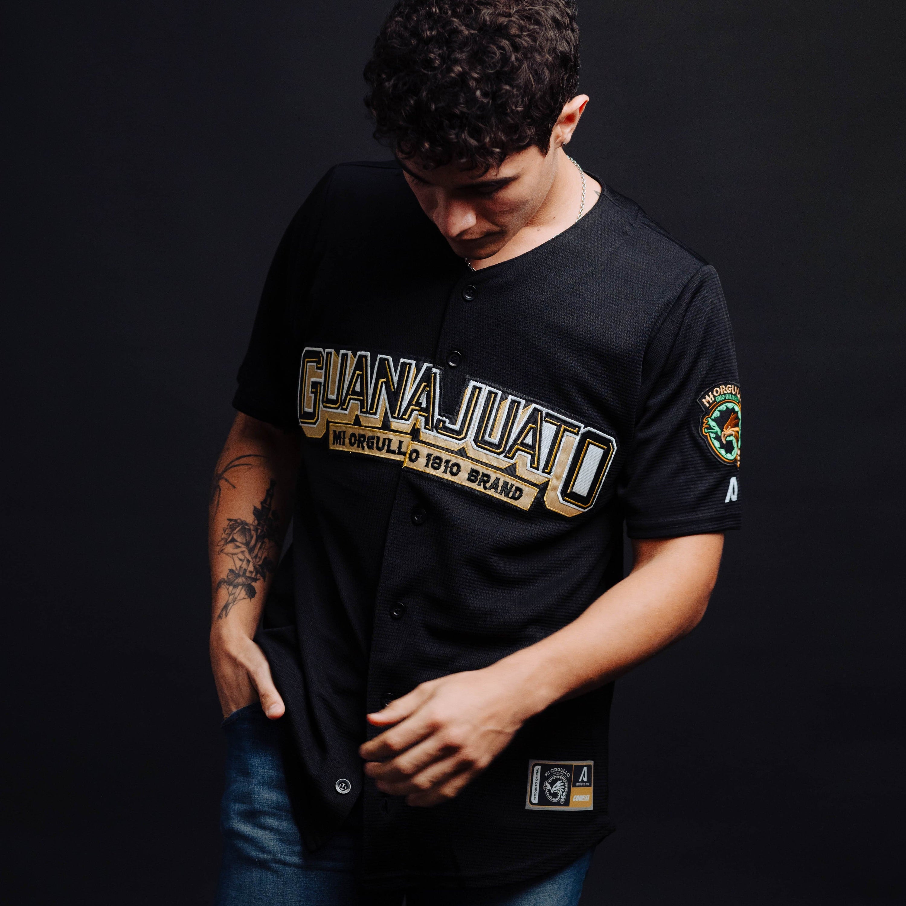 GUANAJUATO BLK/OLD GOLD JERSEY