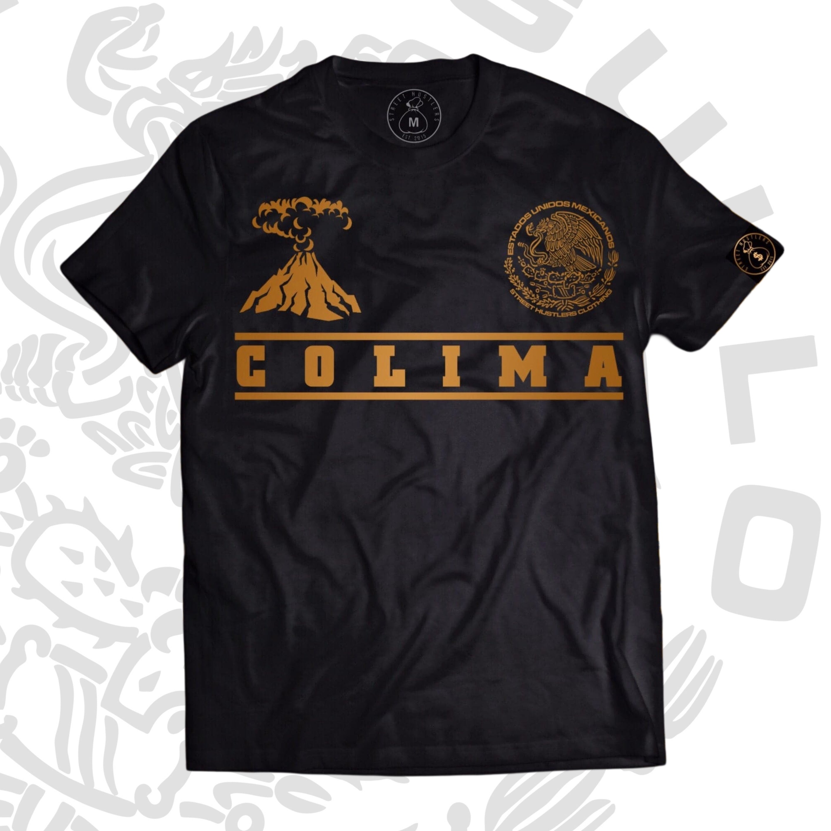 COLIMA CLASSIC BLACK T-SHIRT