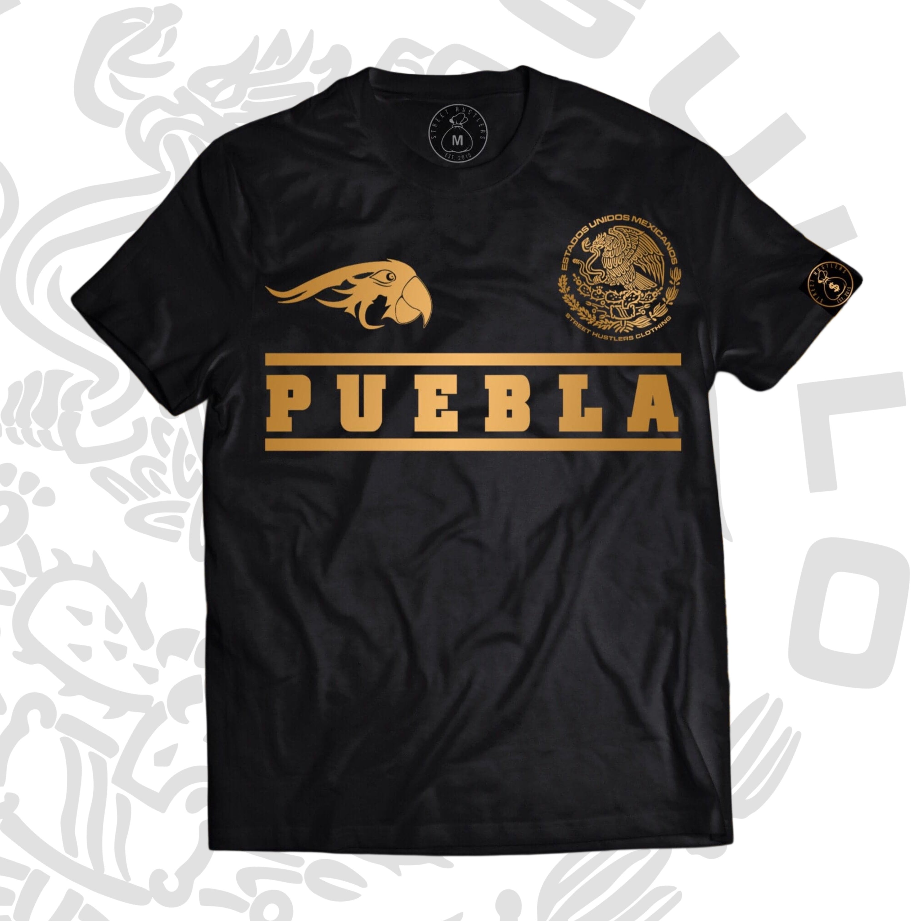 PUEBLA CLASSIC BLK T-SHIRT