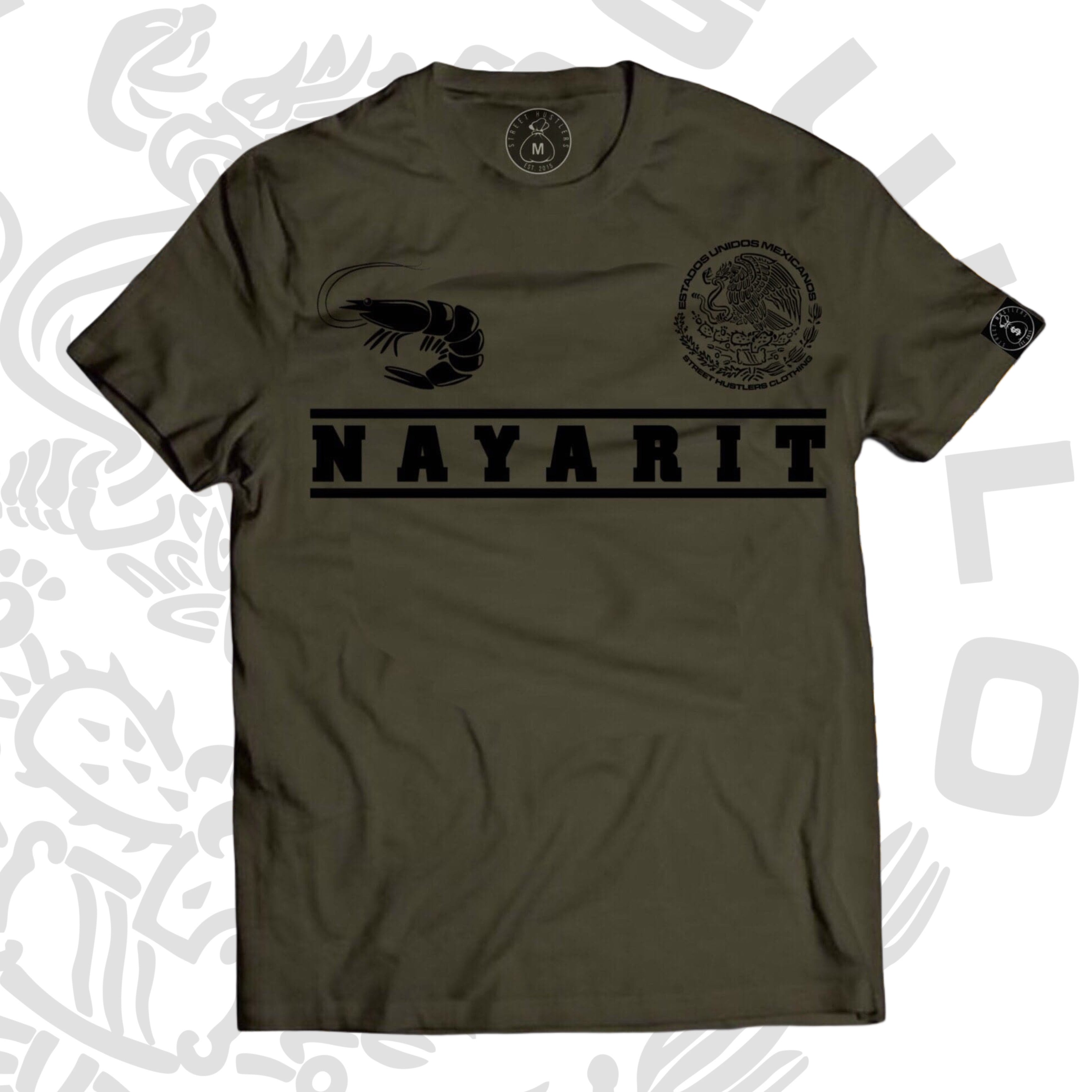 NAYARIT CLASSIC T-SHIRT (ARMY) – MI ORGULLO BRAND