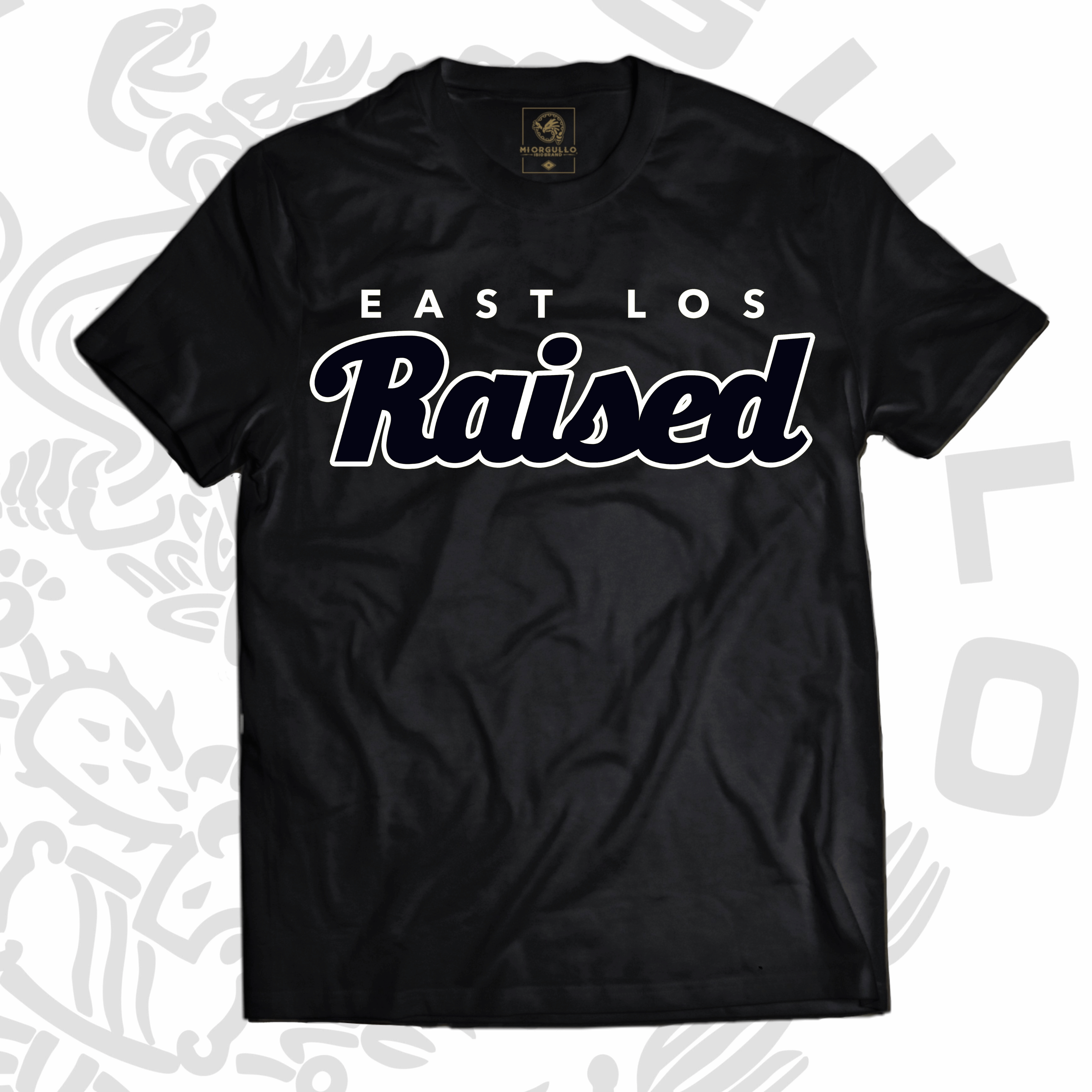 CAMISETA NEGRA RAISED DE EAST LOS