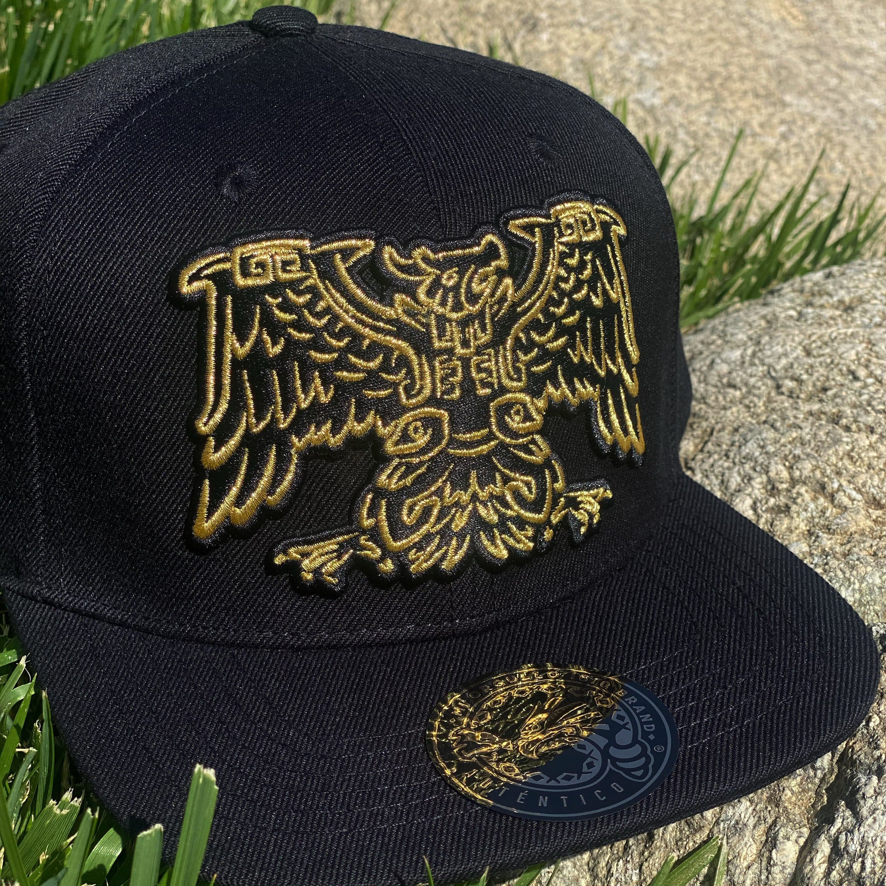 CUAUHTLI BLK/GOLD  SNAPBACK