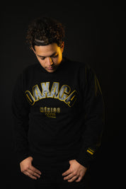 OAXACA UNIVERSITY BLK SWEATSHIRT