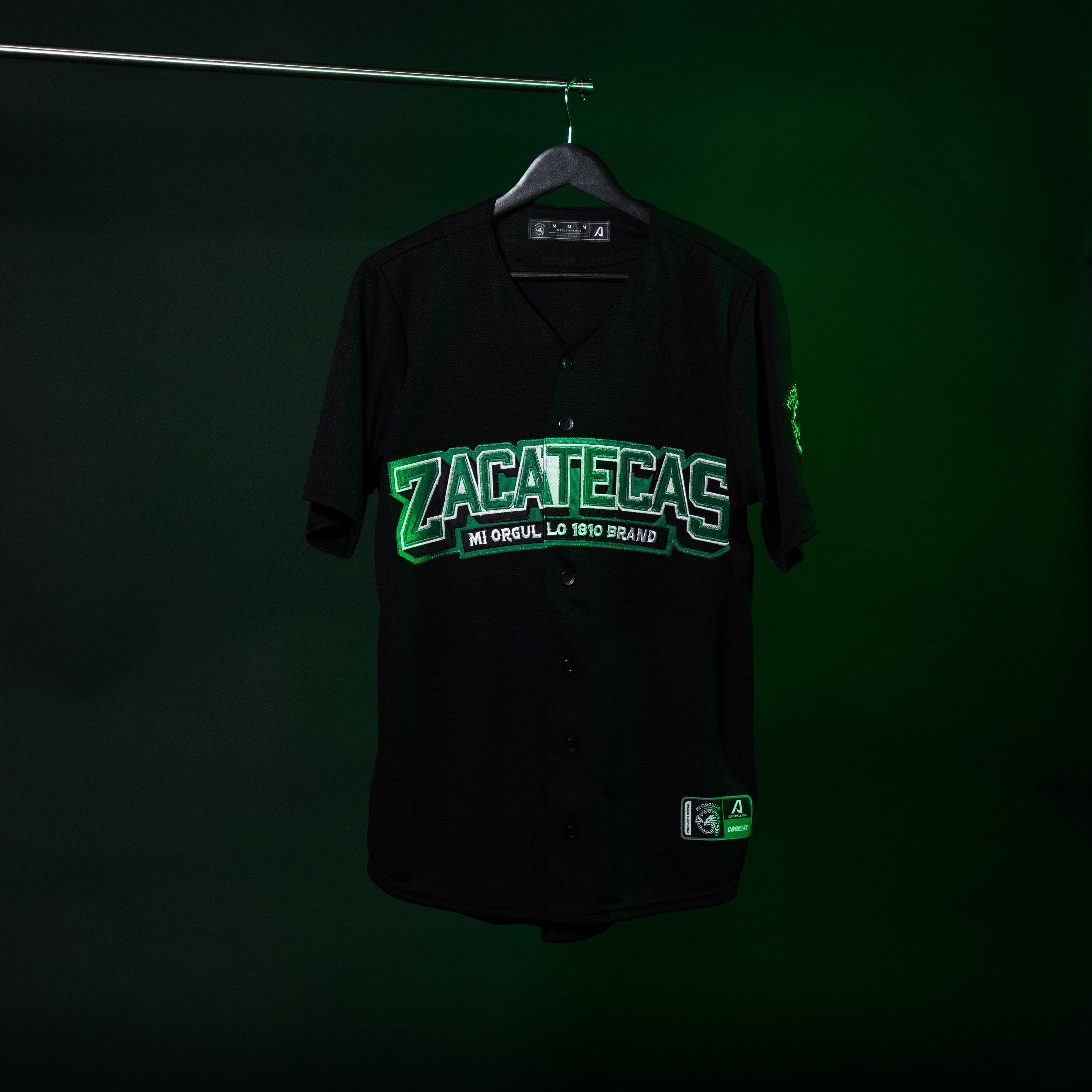 ZACATECAS BLK/GREEN JERSEY