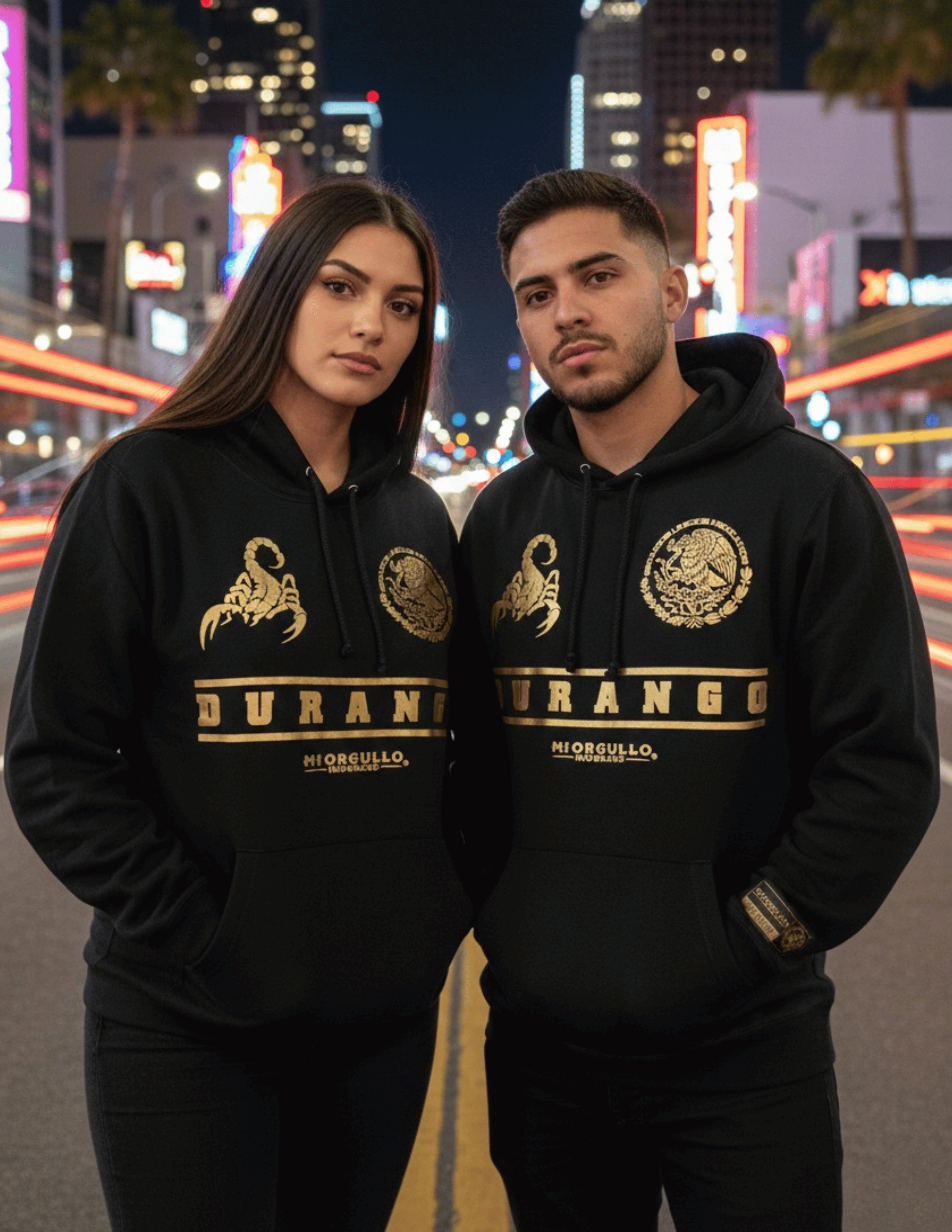 Durango Hoodie – Premium Gold Print