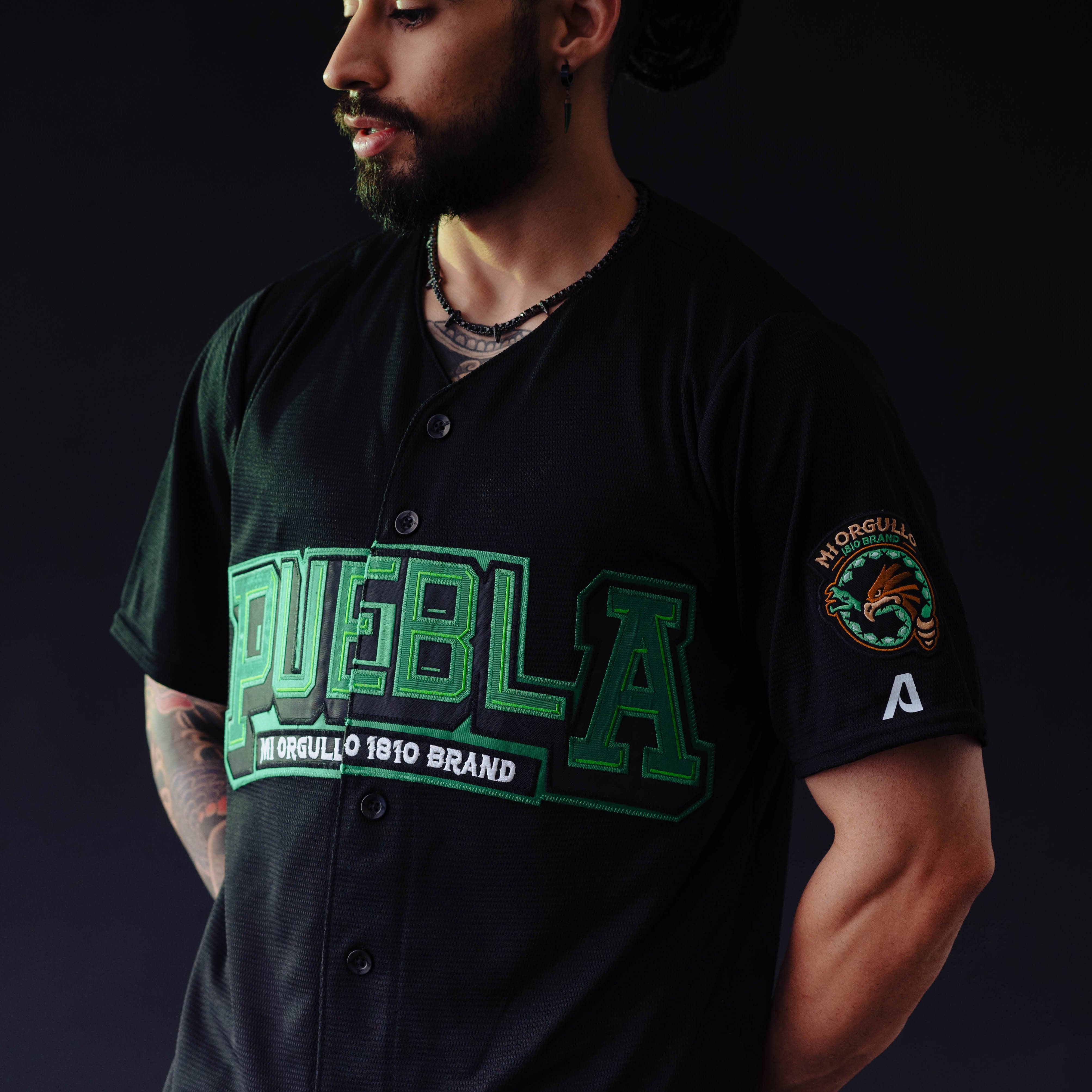 PUEBLA BLK/GREEN JERSEY