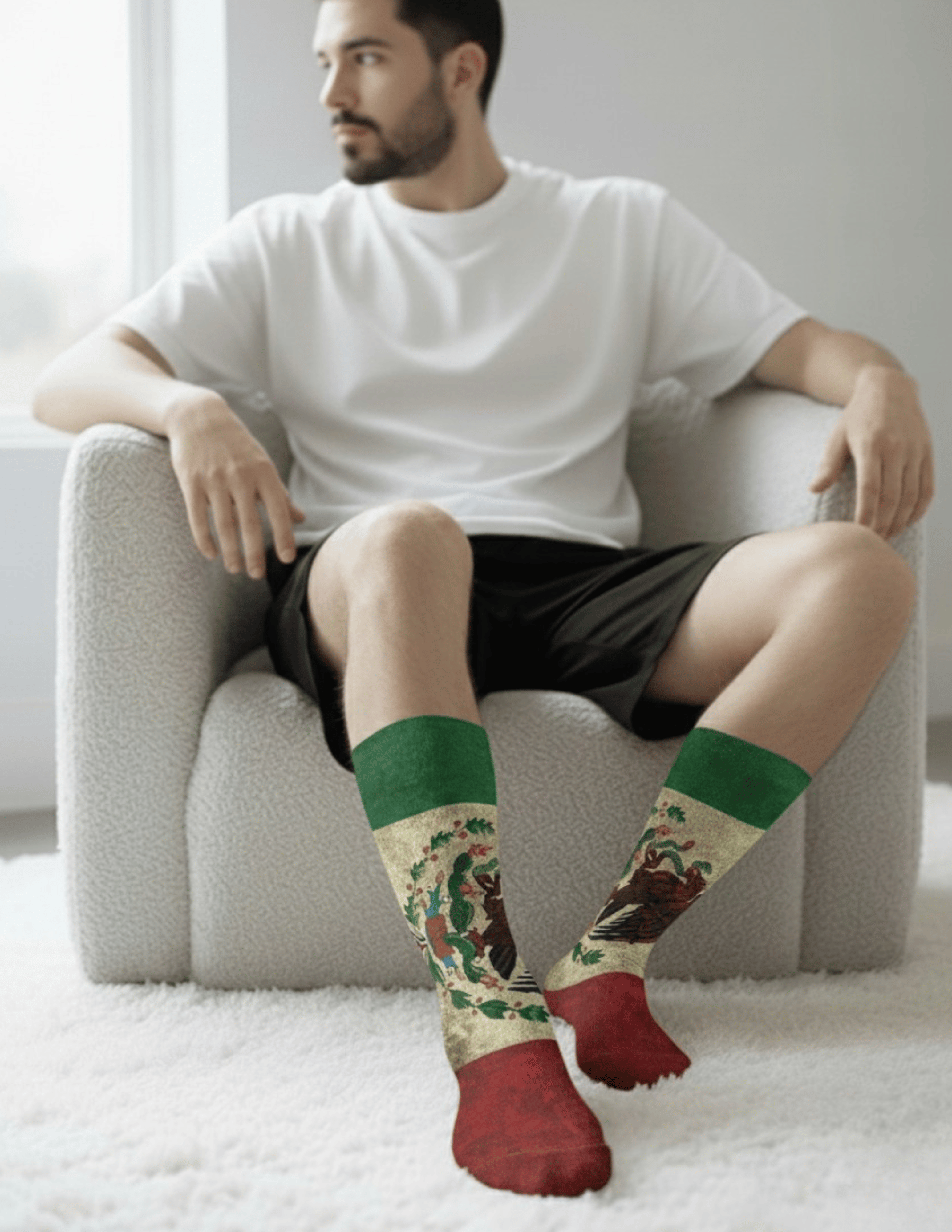 Tricolor Sublimation Socks