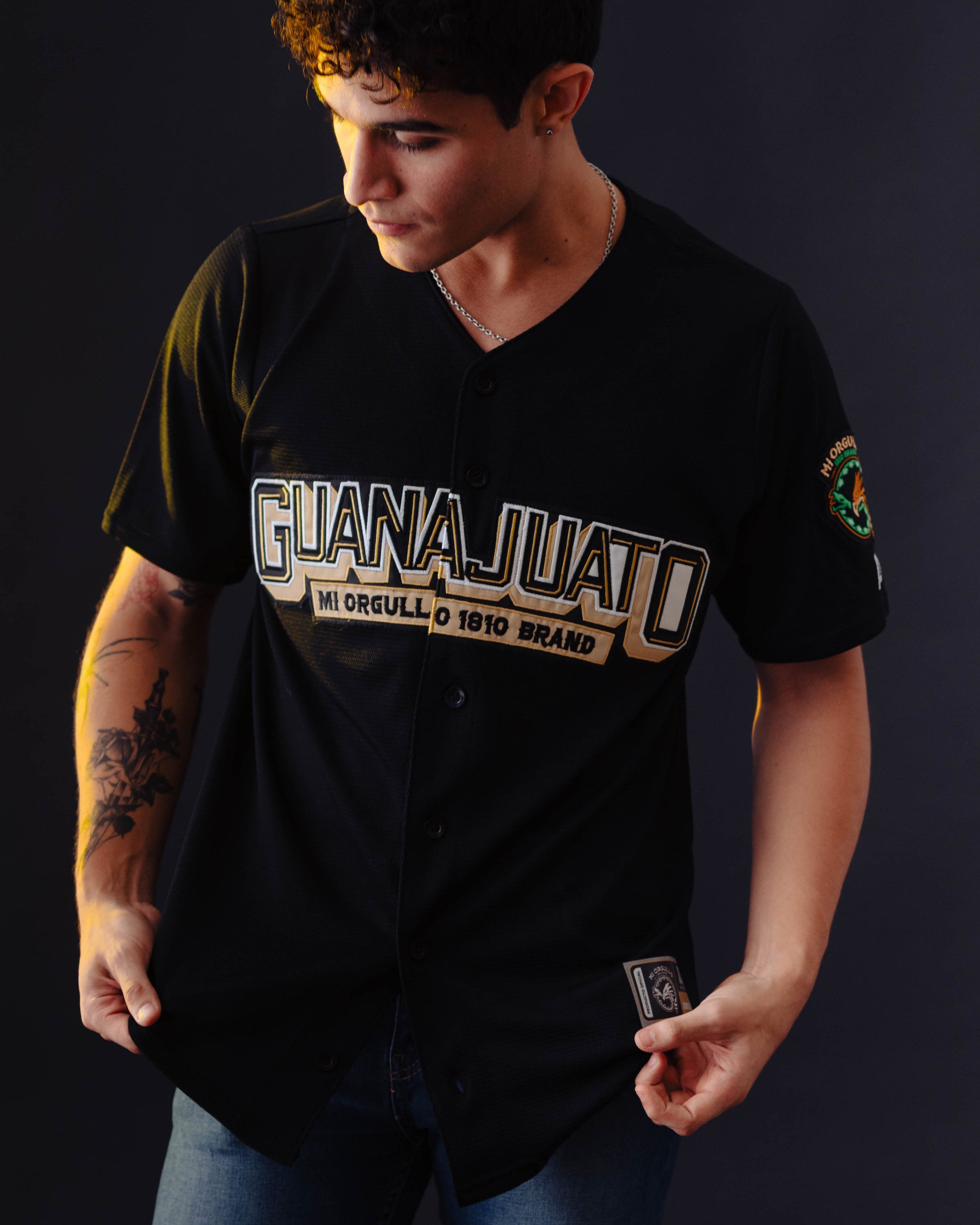 GUANAJUATO BLK/OLD GOLD JERSEY