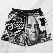 PANTALONES CORTOS DE MALLA SERIE CASH NEGRO