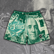 PANTALONES CORTOS DE MALLA SERIE CASH (VERDE)