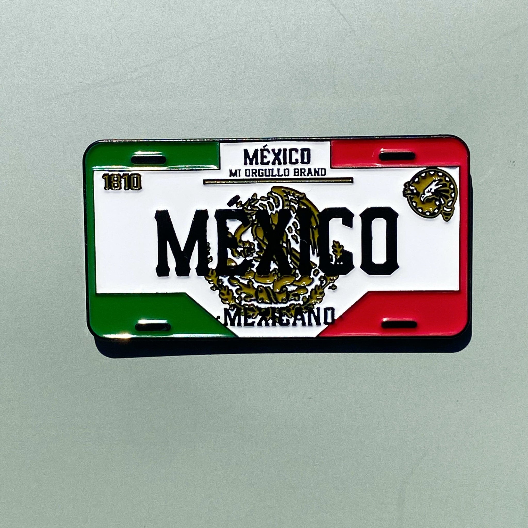 Mexico Flag Baseball Metal Pin