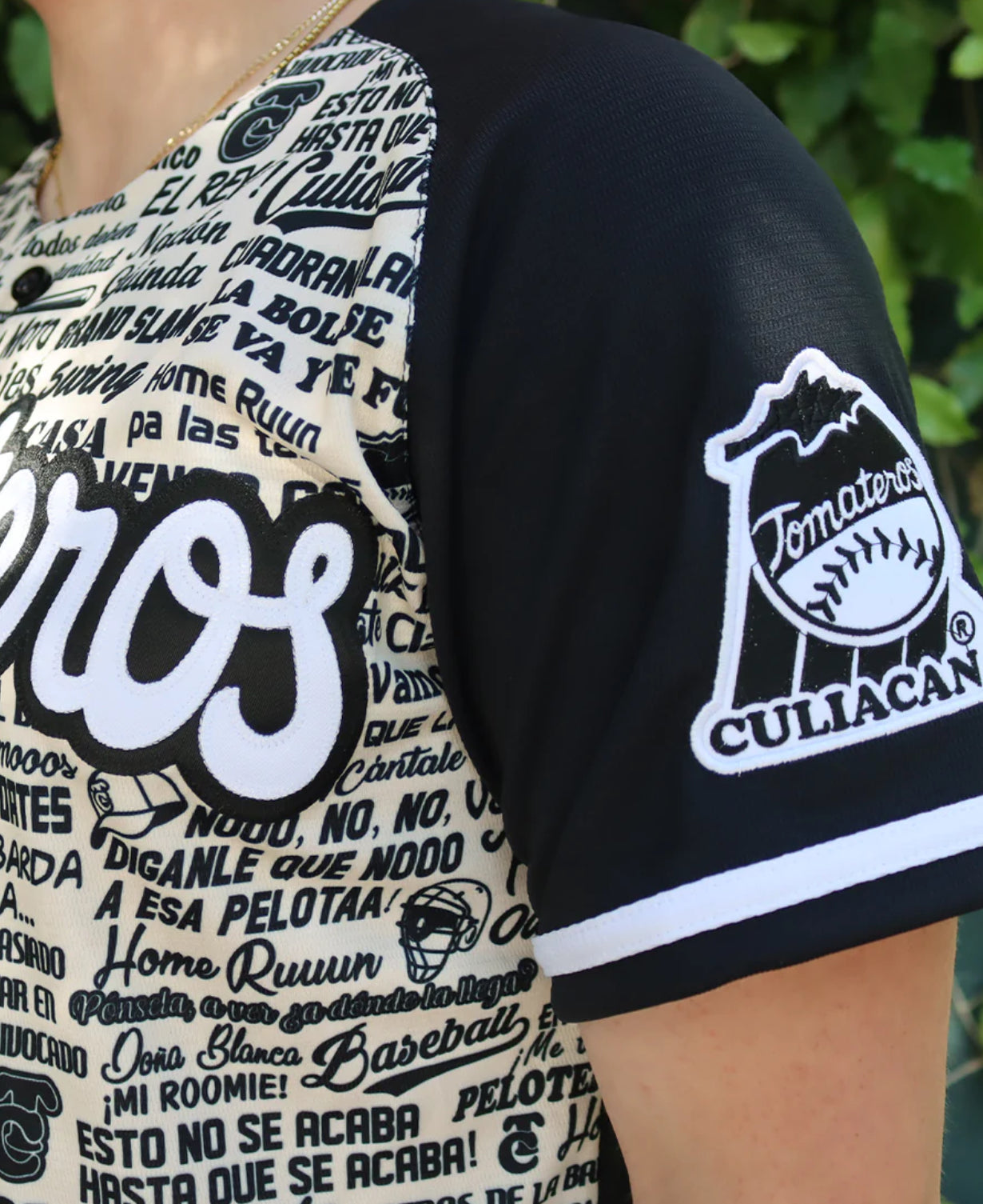 AUTHENTIC 2024 TOMATEROS WHITE/BLACK JERSEY