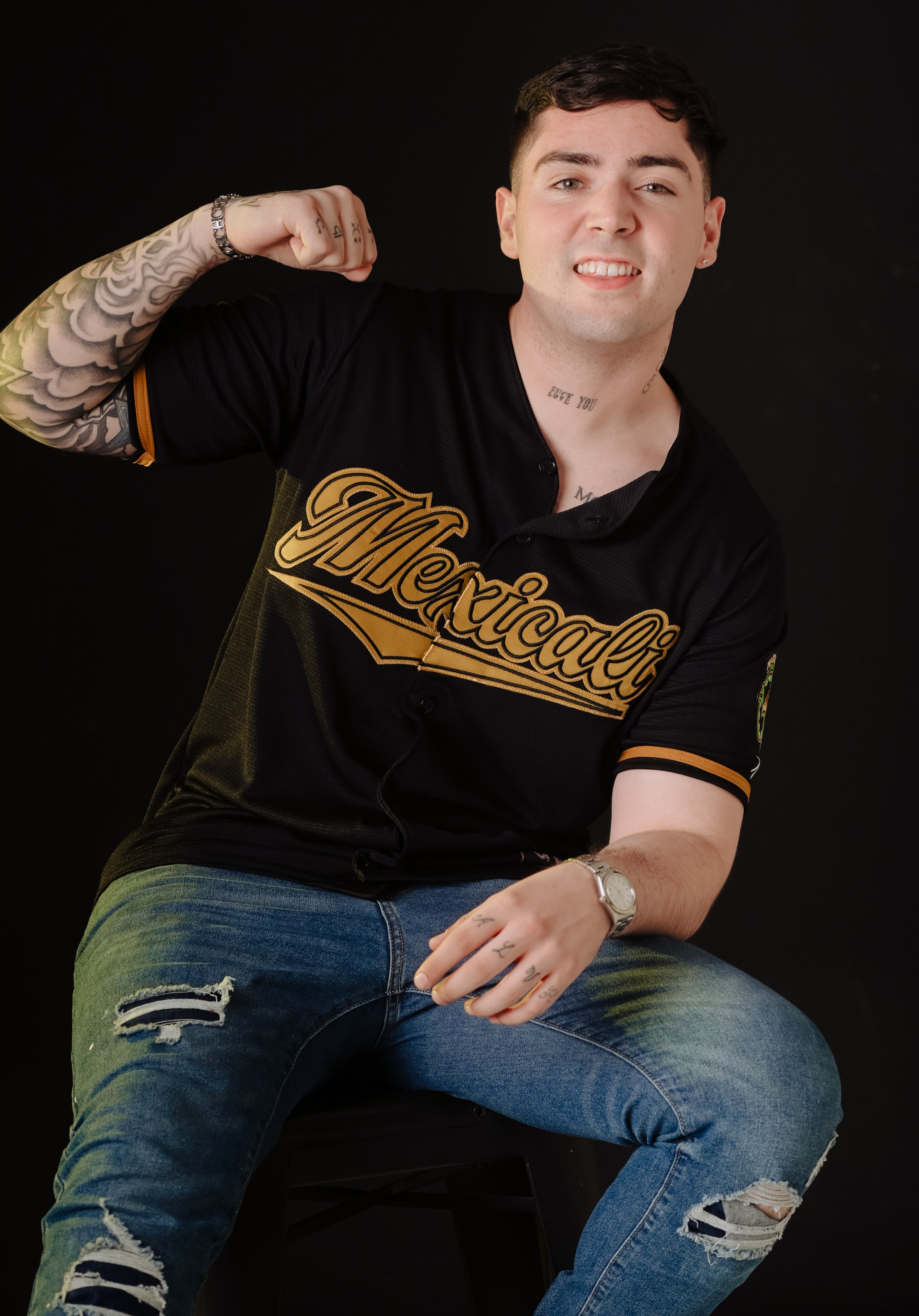 MEXICALI BLK/OLD GOLD JERSEY