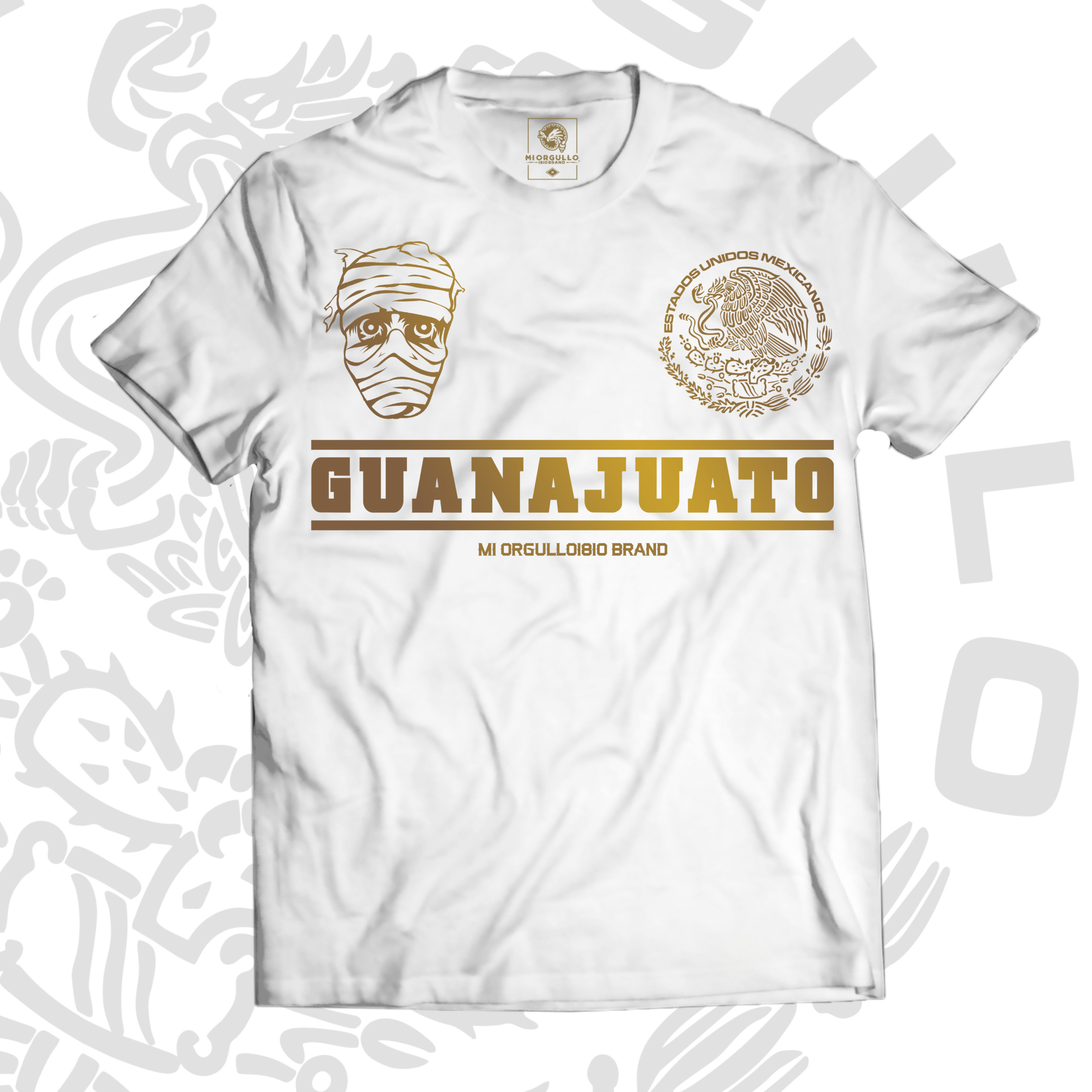 CAMISETA CLÁSICA GUANAJUATO (BLANCA)