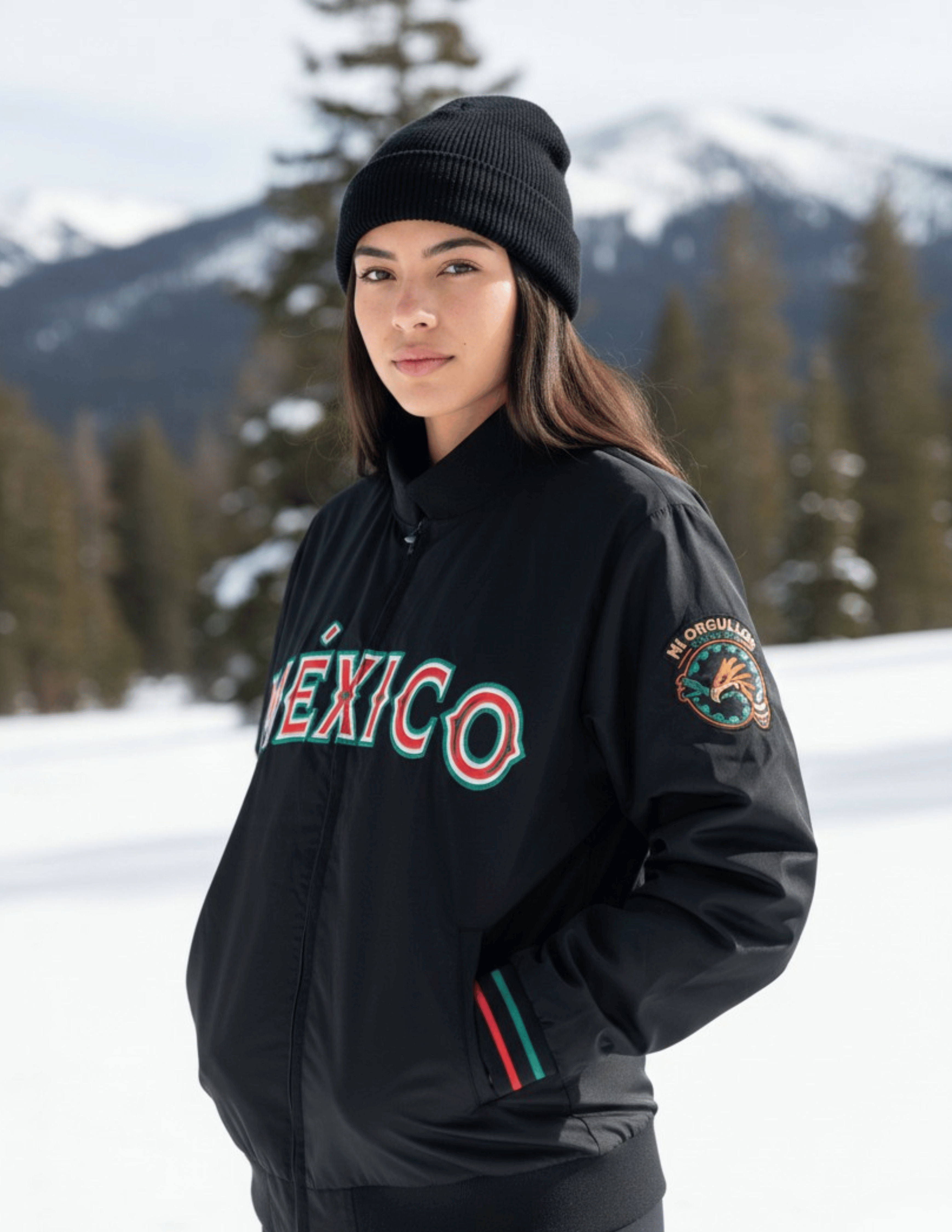 CHAQUETA NEGRA MÉXICO 