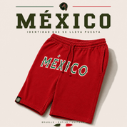 PANTALONES CORTOS ROJOS MÉXICO 