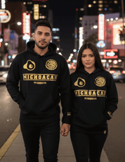 Michoacán Hoodie – Premium Gold Print