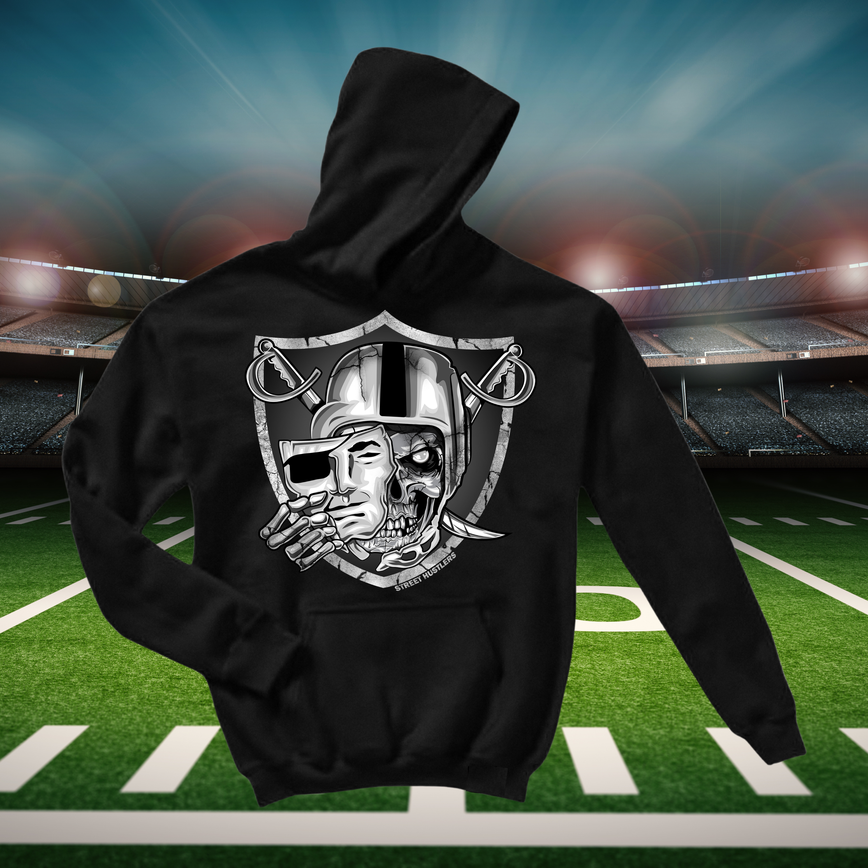 Sudadera con capucha One Nation (negra)