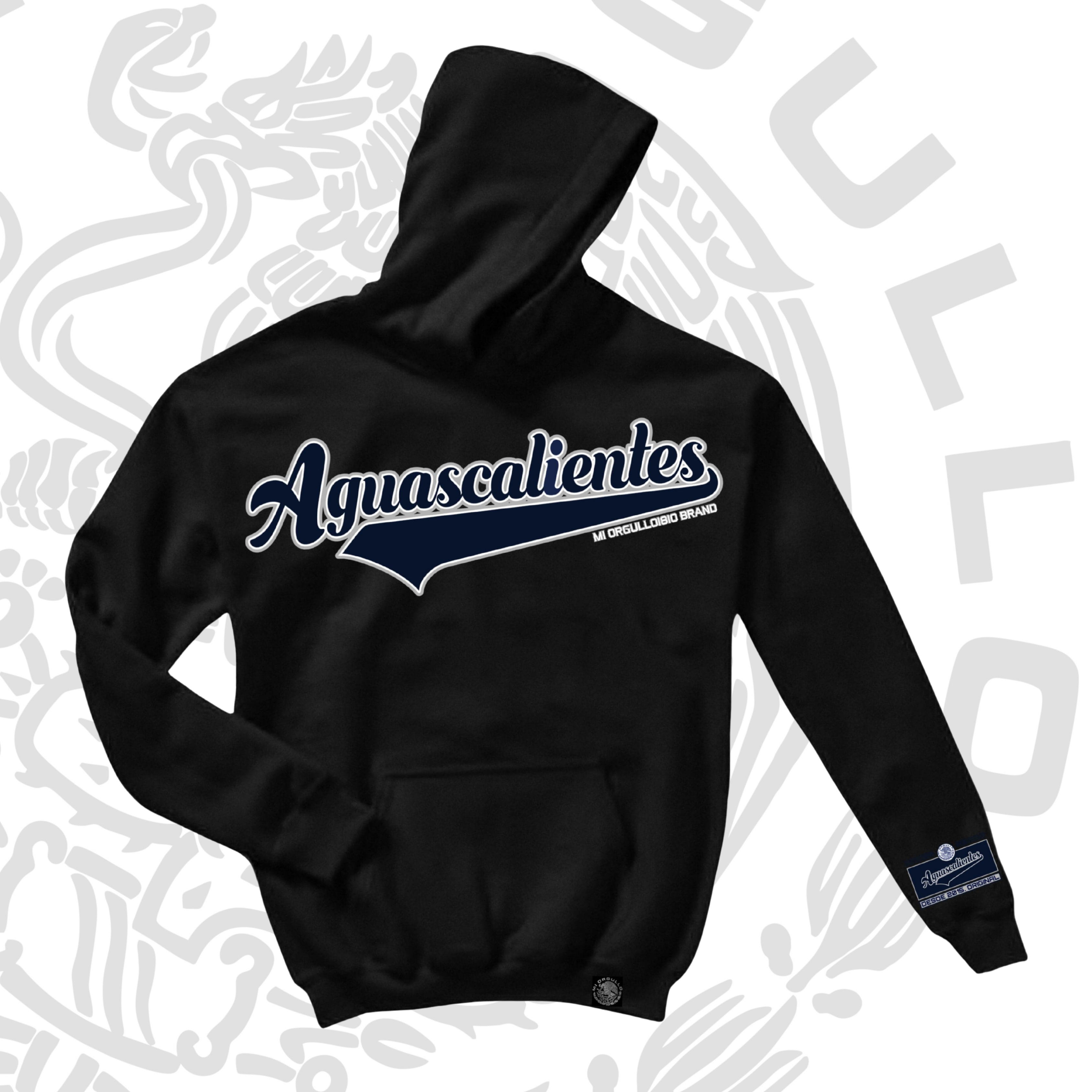 AGUASCALIENTES BLACK HOODIE