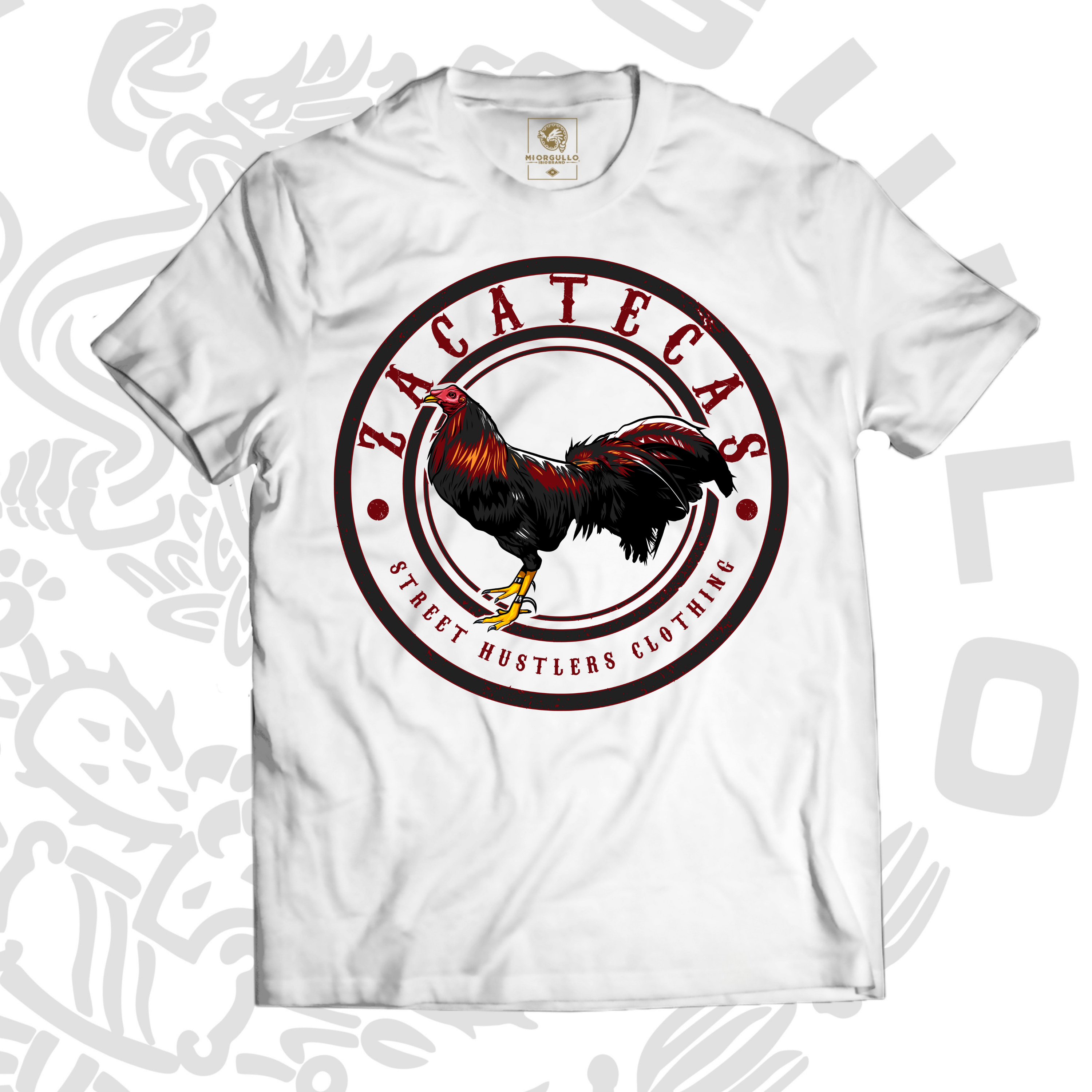 Playera Zacatecas Gallero (Blanca)