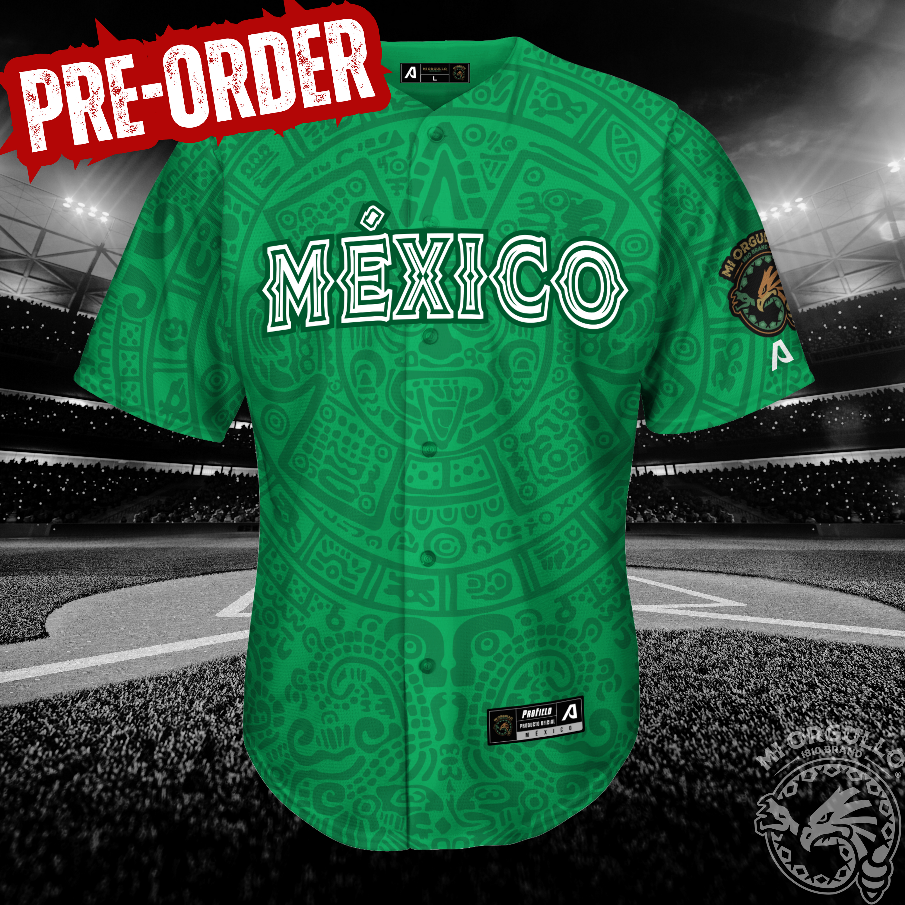 PRE-ORDER: MÉXICO AZTECA JERSEY – SHIPPING STARTS ON 08/28/25