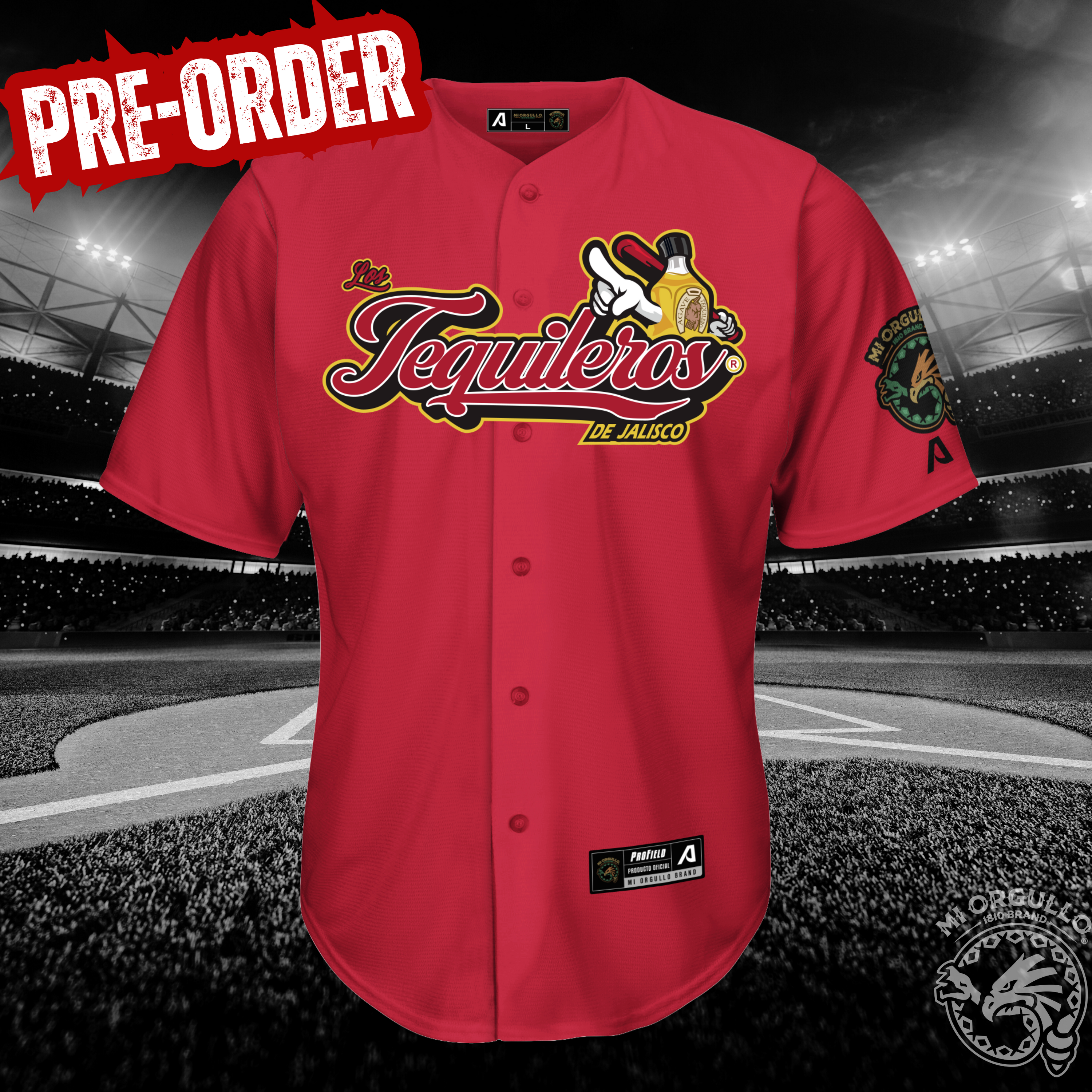 PRE-ORDER: TEQUILEROS DE JALISCO JERSEY – SHIPPING STARTS ON 08/28/25