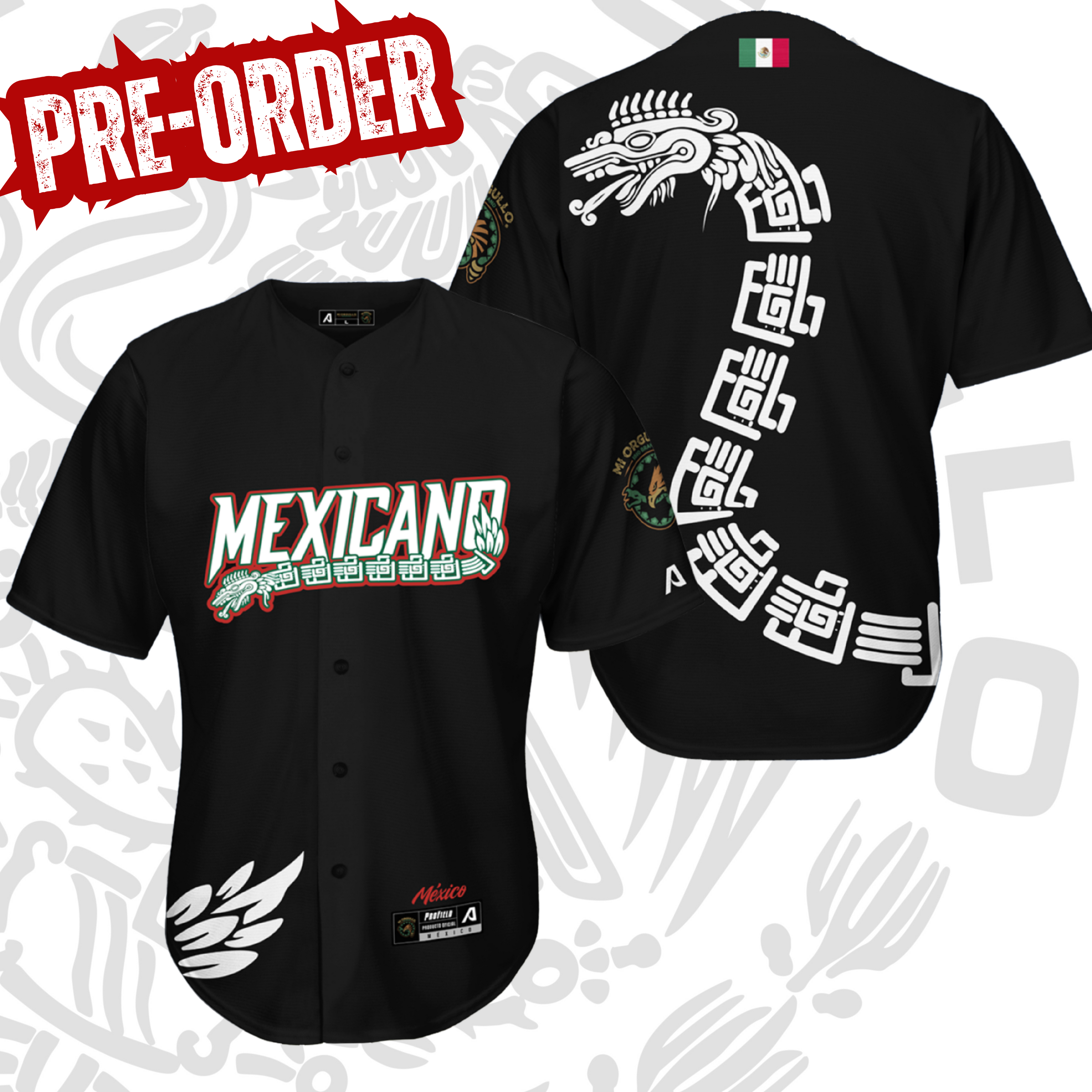 PRE-ORDER: MÉXICO / MEXICANO JERSEY – SHIPPING STARTS ON 08/28/25