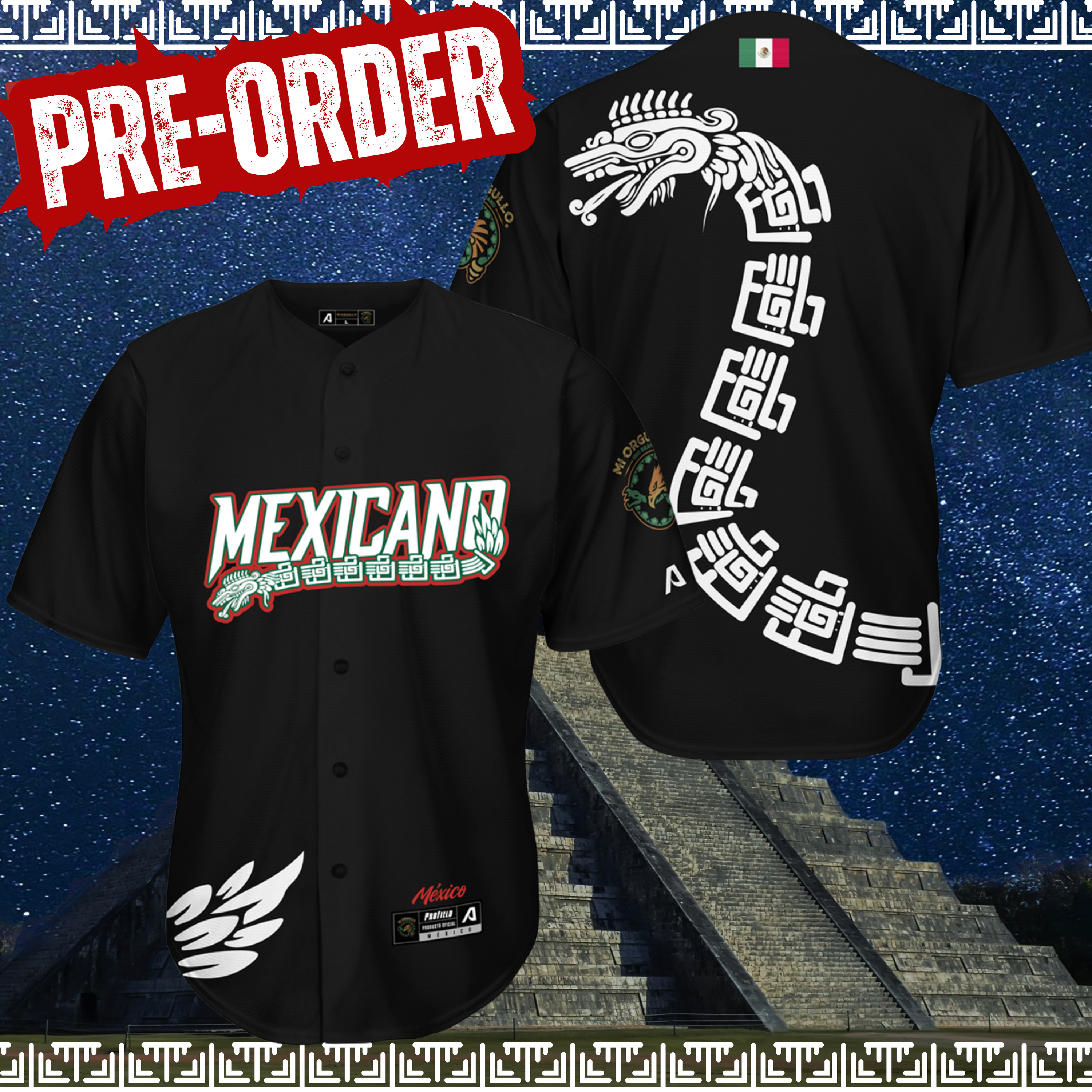 PRE-ORDER: MÉXICO / MEXICANO JERSEY – SHIPPING STARTS ON 08/28/25